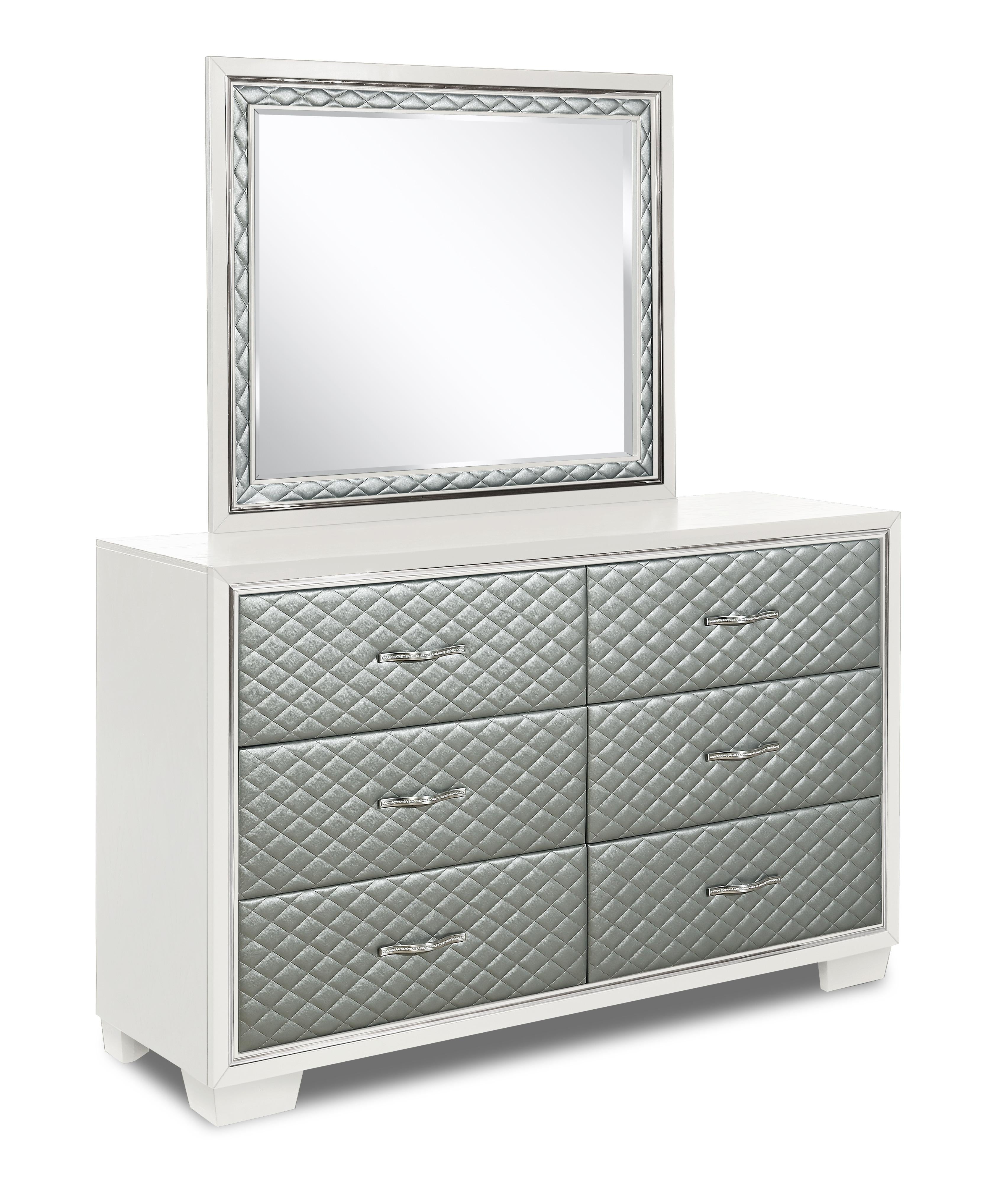 LUXOR DRESSER-WHITE - Ideal Furniture (Fresno,CA) 