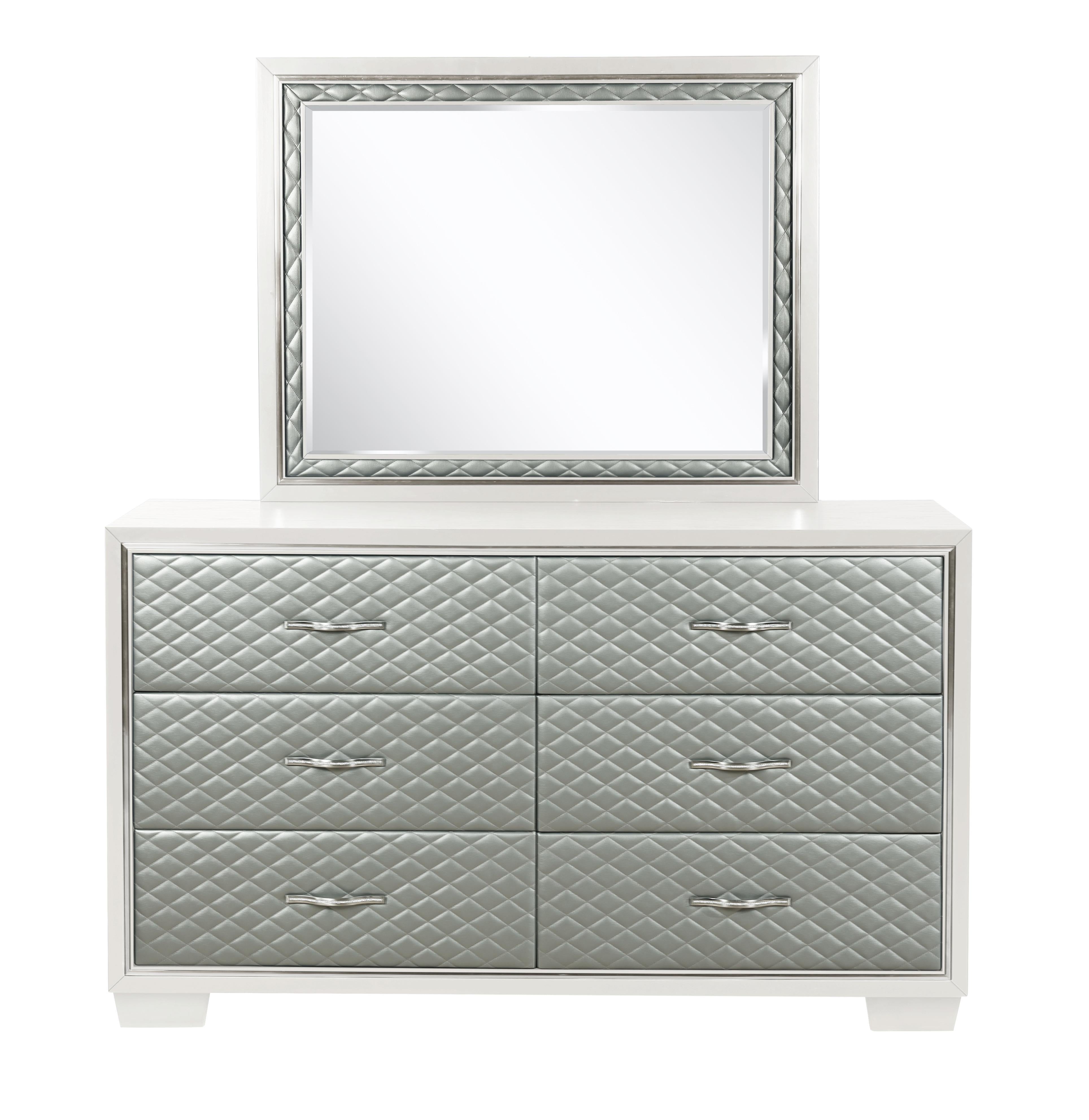 LUXOR DRESSER-WHITE - Ideal Furniture (Fresno,CA) 