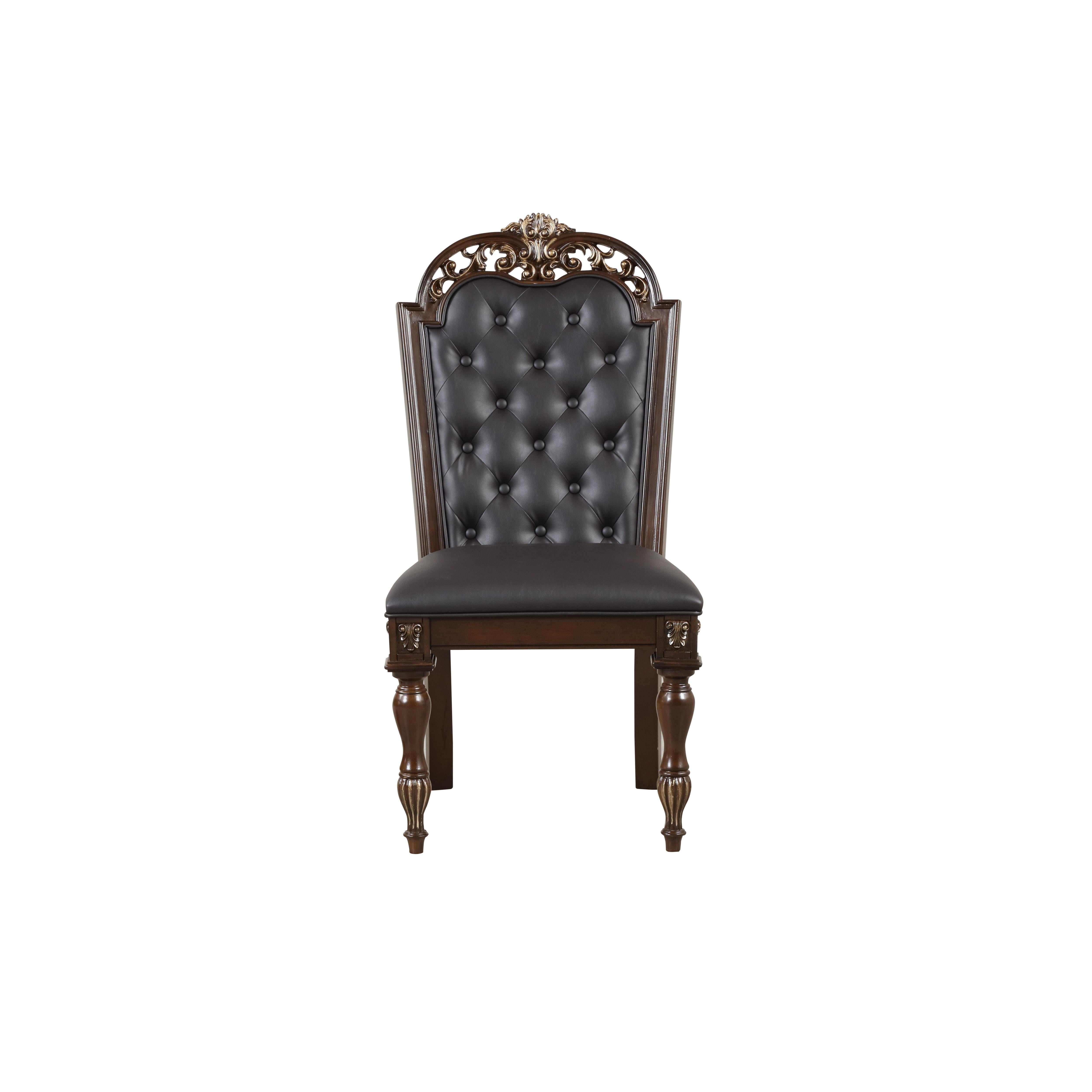 MAXIMUS DINING SIDE CHAIR-MADEIRA - Ideal Furniture (Fresno,CA) 