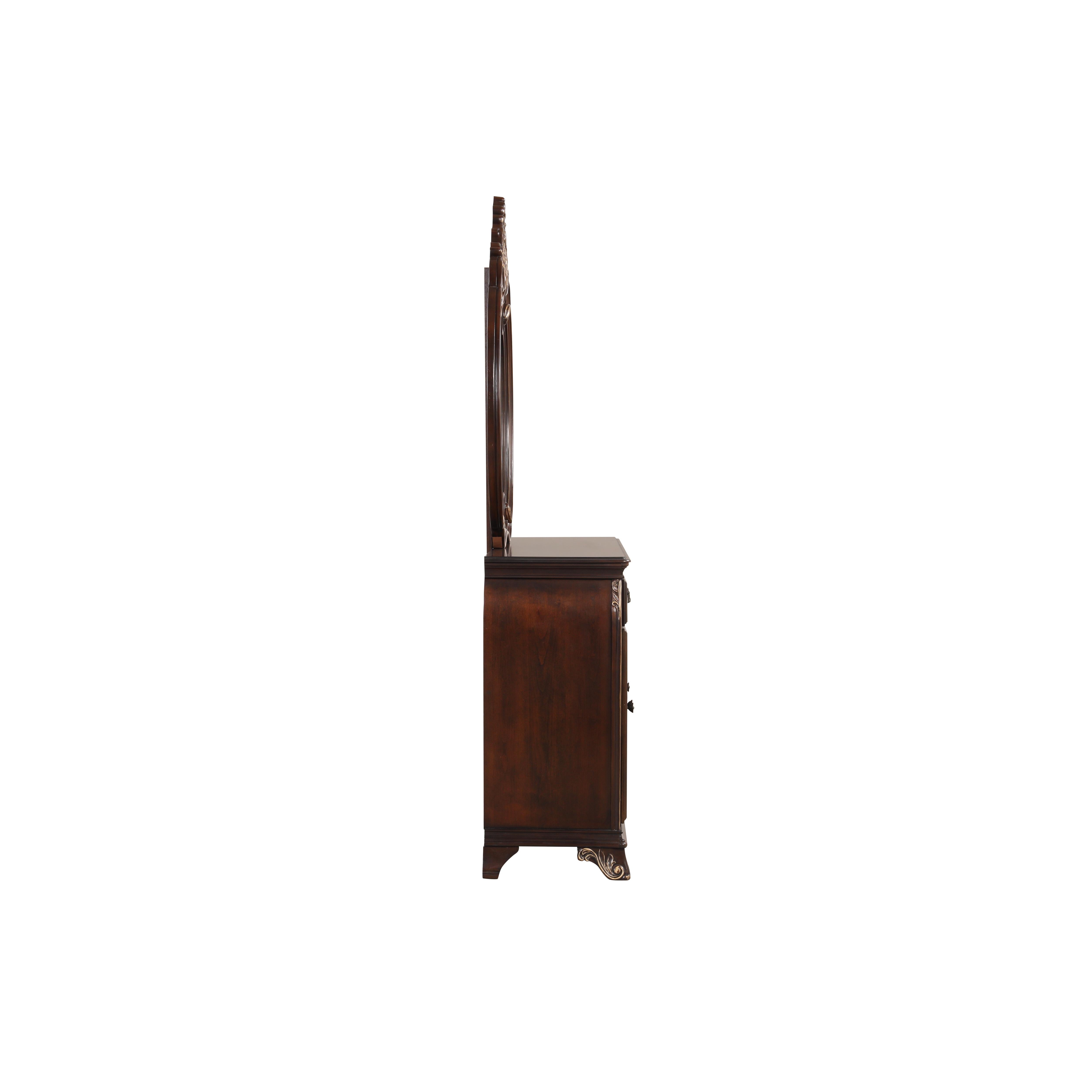 MONTECITO BUFFET MIRROR-CHERRY - Ideal Furniture (Fresno,CA) 