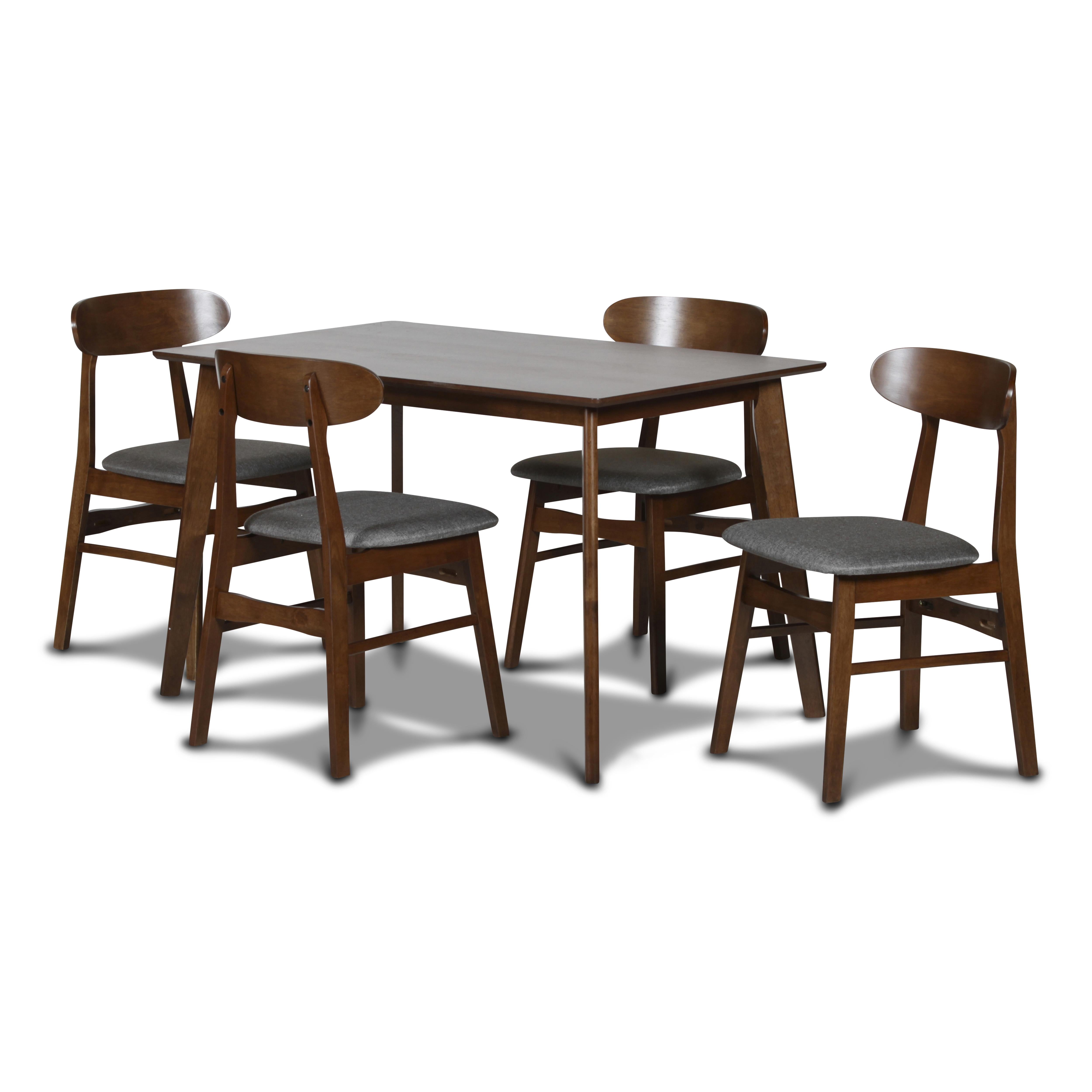 MOROCCO DINING CHAIR W/DARK GRAY SEAT CUSHION - Ideal Furniture (Fresno,CA) 