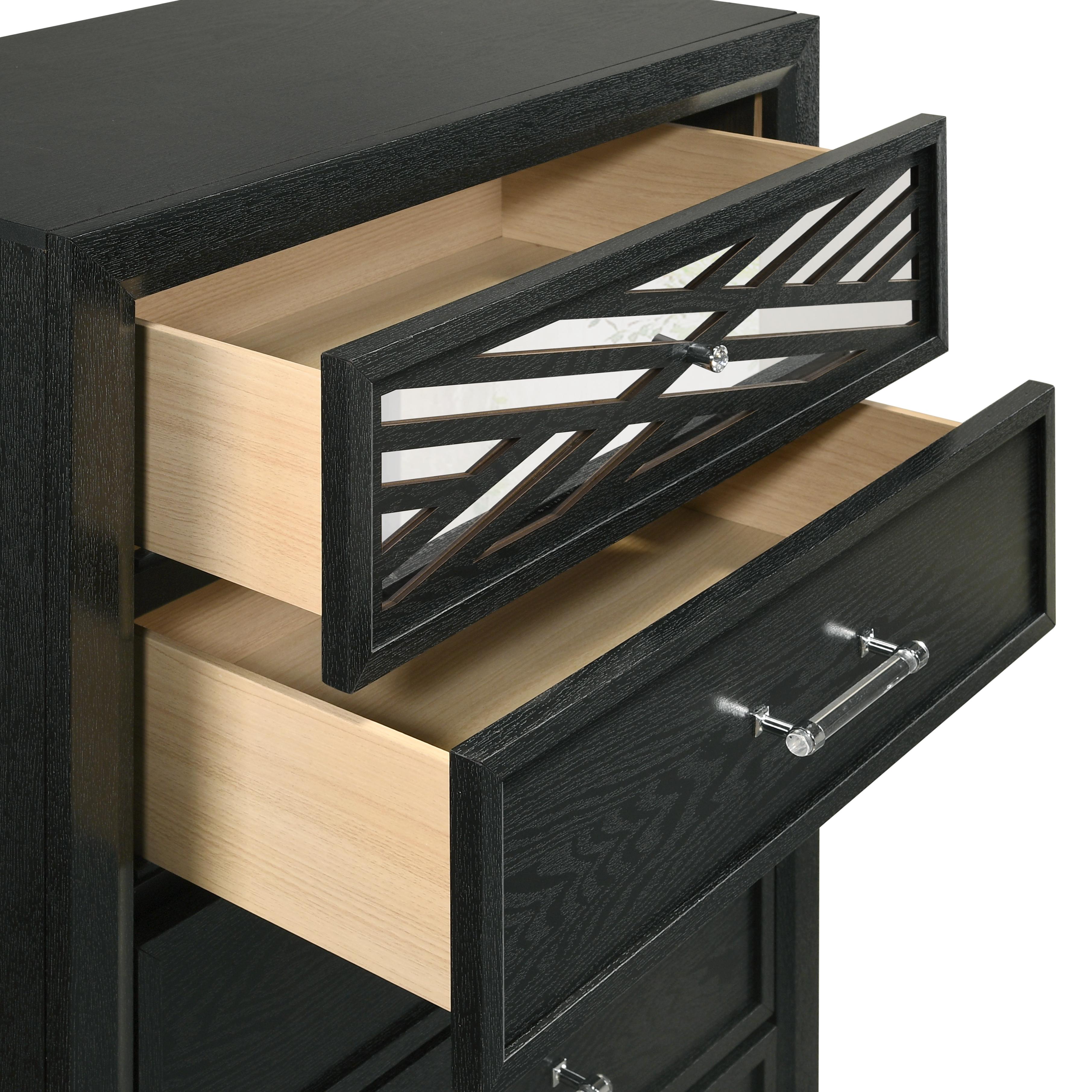 OBSIDIAN CHEST-BLACK - Ideal Furniture (Fresno,CA) 