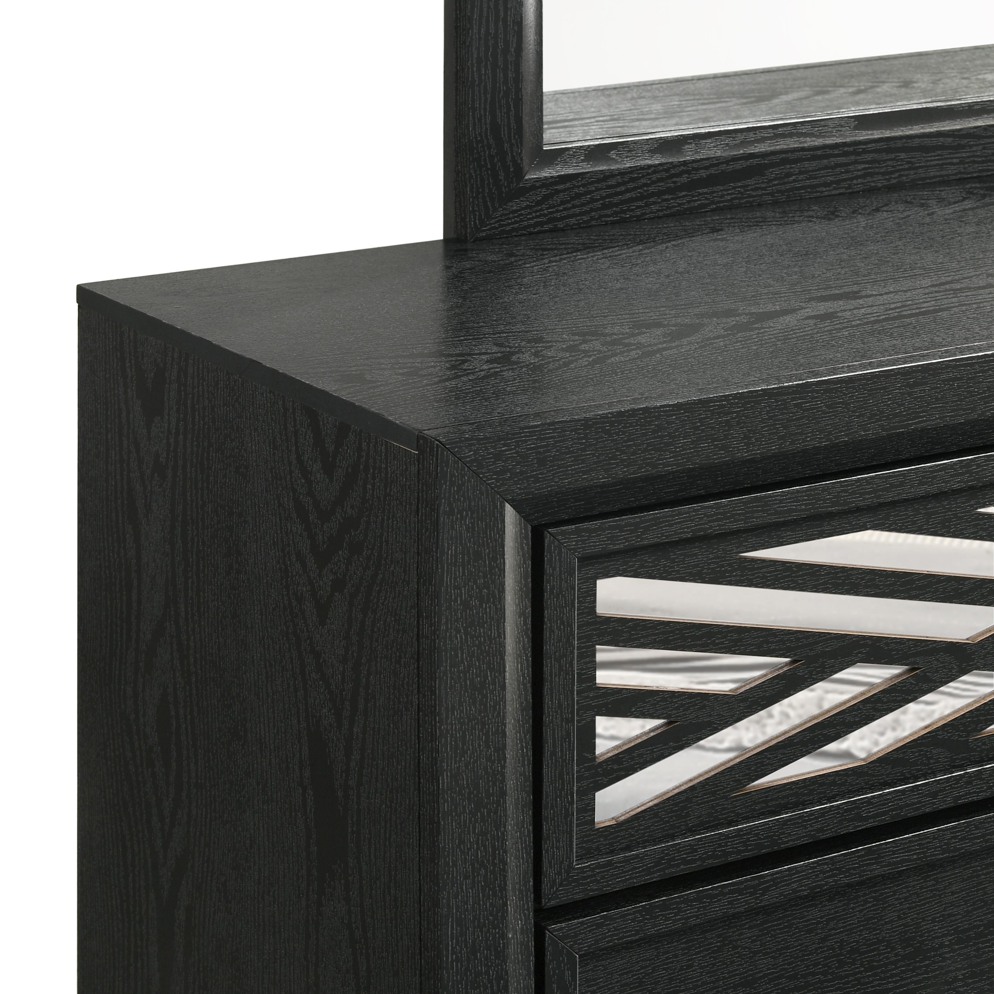 OBSIDIAN DRESSER-BLACK - Ideal Furniture (Fresno,CA) 