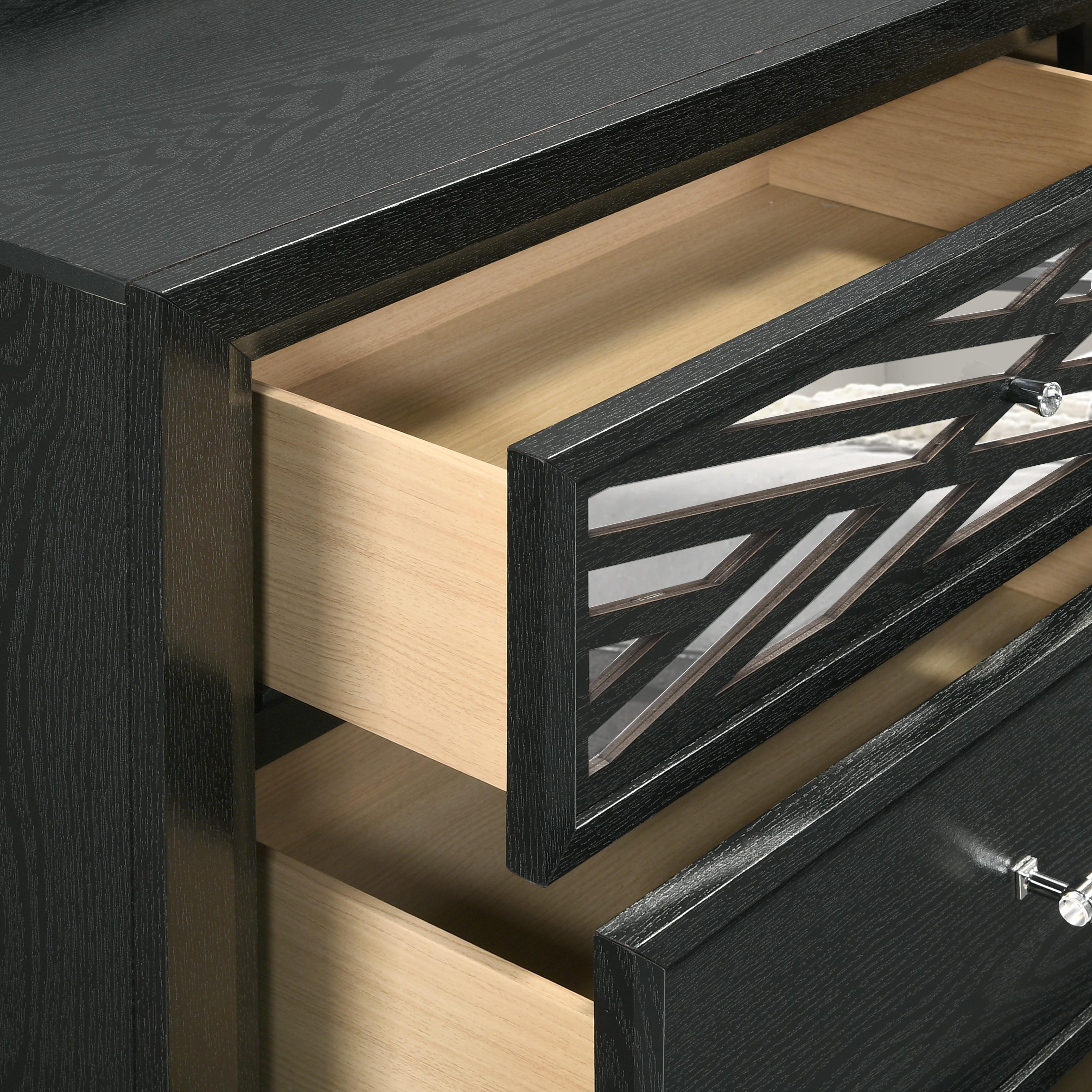 OBSIDIAN DRESSER-BLACK - Ideal Furniture (Fresno,CA) 