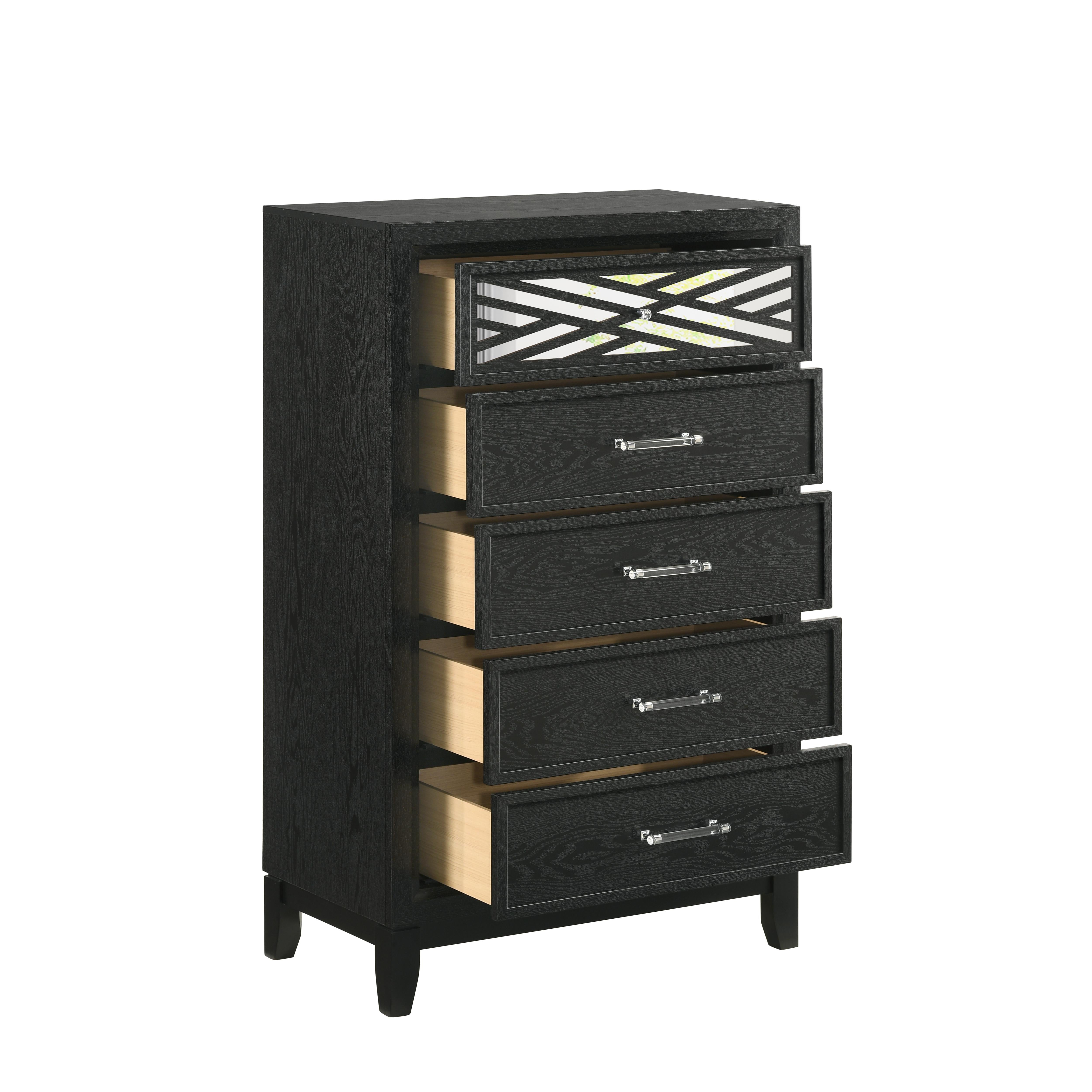 OBSIDIAN CHEST-BLACK - Ideal Furniture (Fresno,CA) 