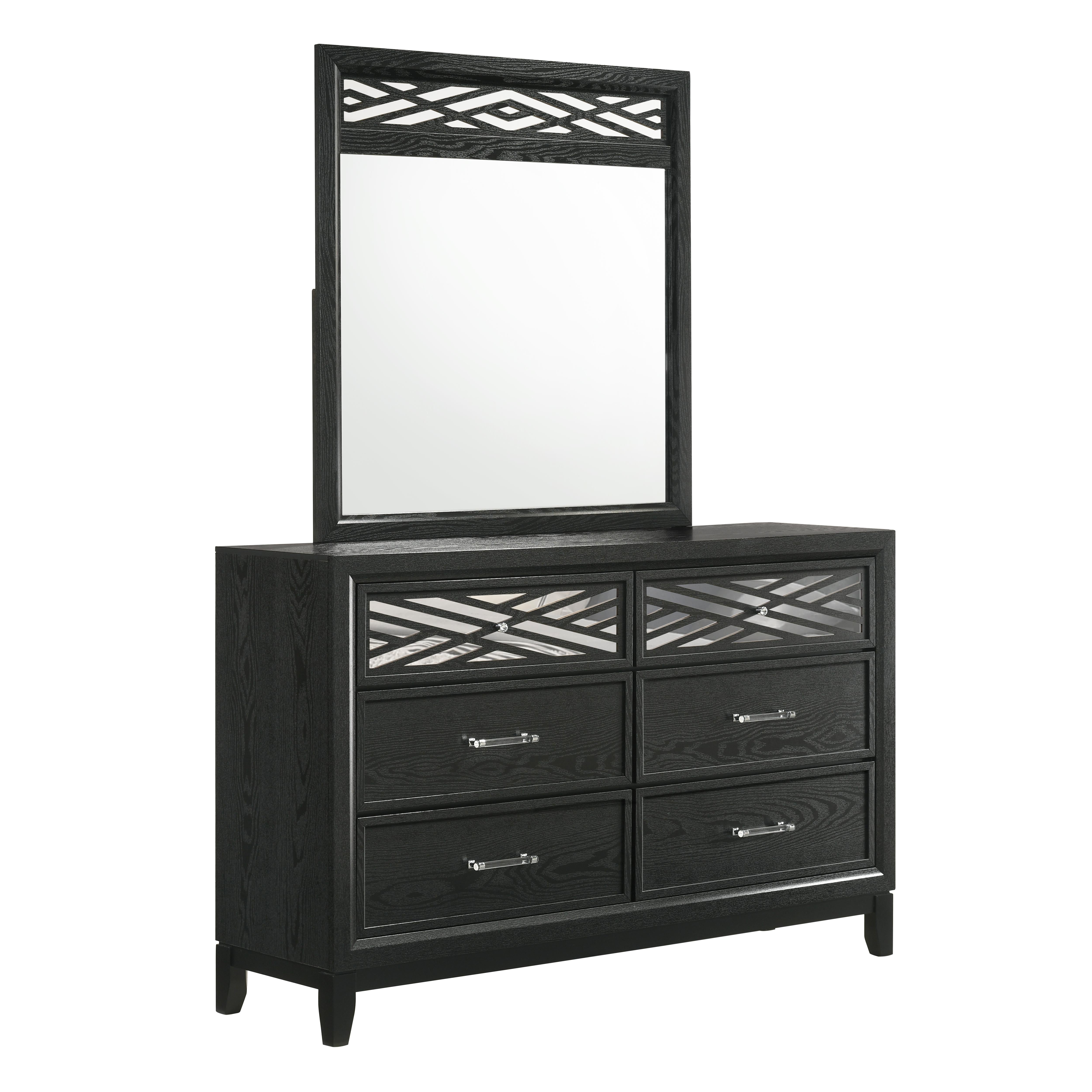 OBSIDIAN DRESSER-BLACK - Ideal Furniture (Fresno,CA) 