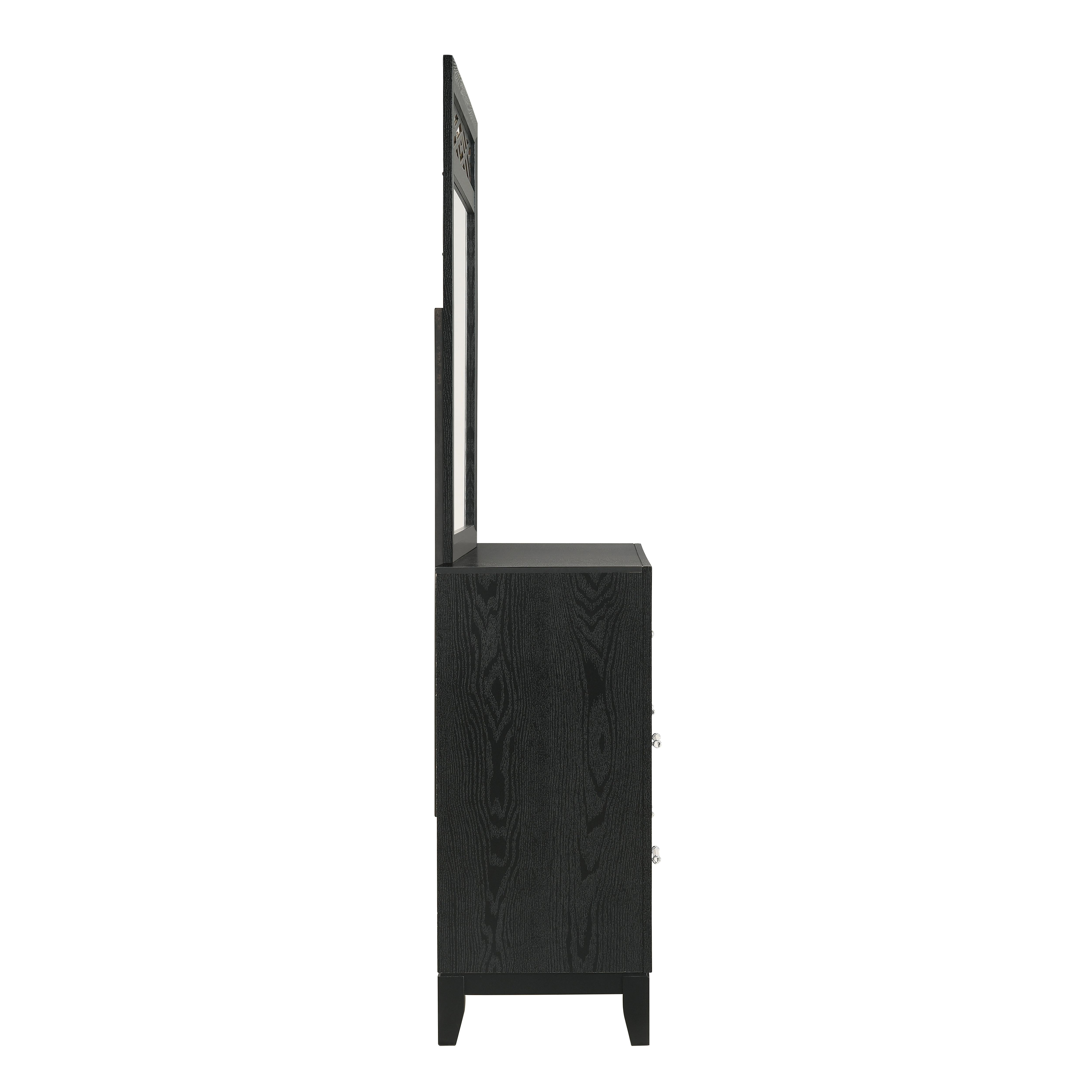 OBSIDIAN DRESSER-BLACK - Ideal Furniture (Fresno,CA) 