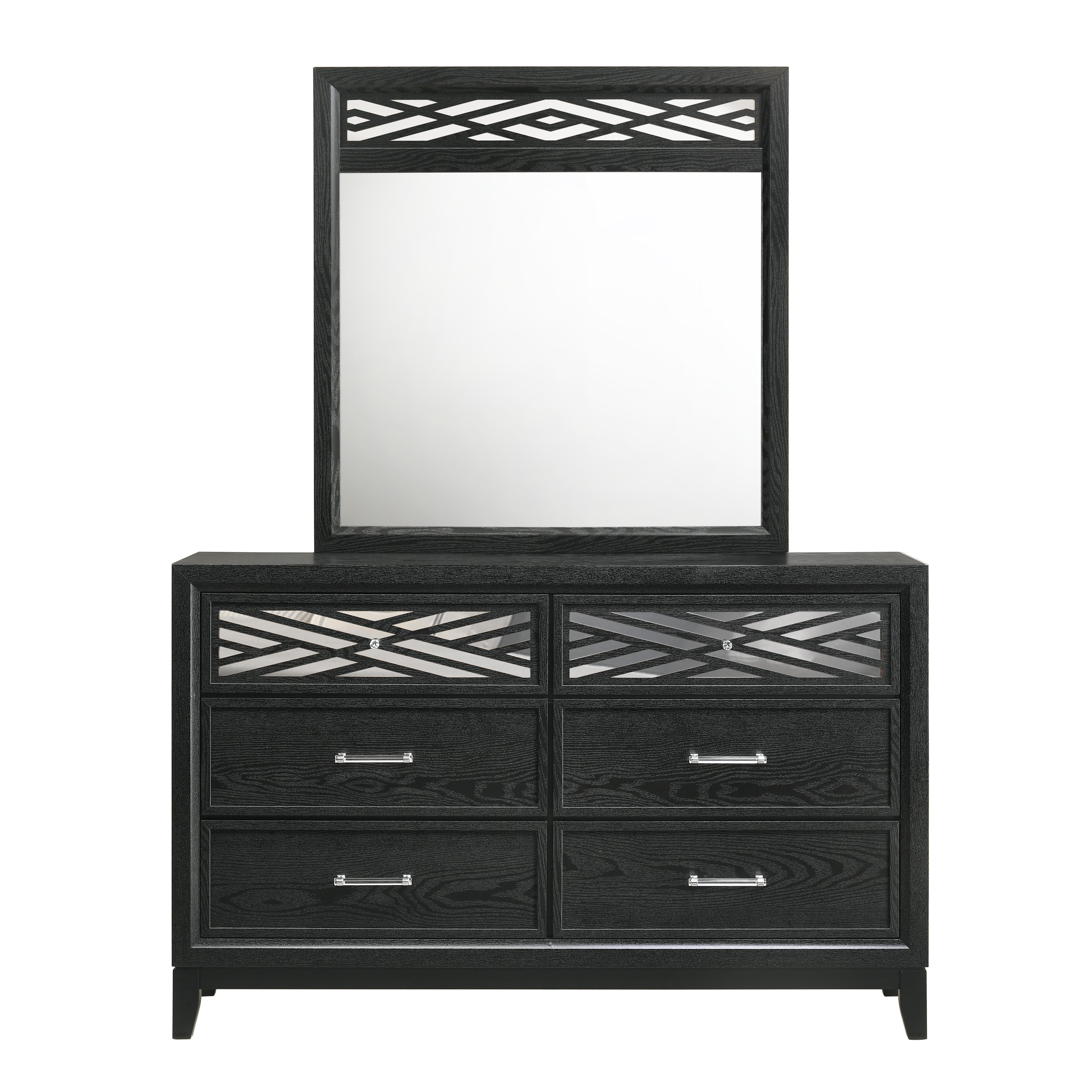 OBSIDIAN DRESSER-BLACK - Ideal Furniture (Fresno,CA) 
