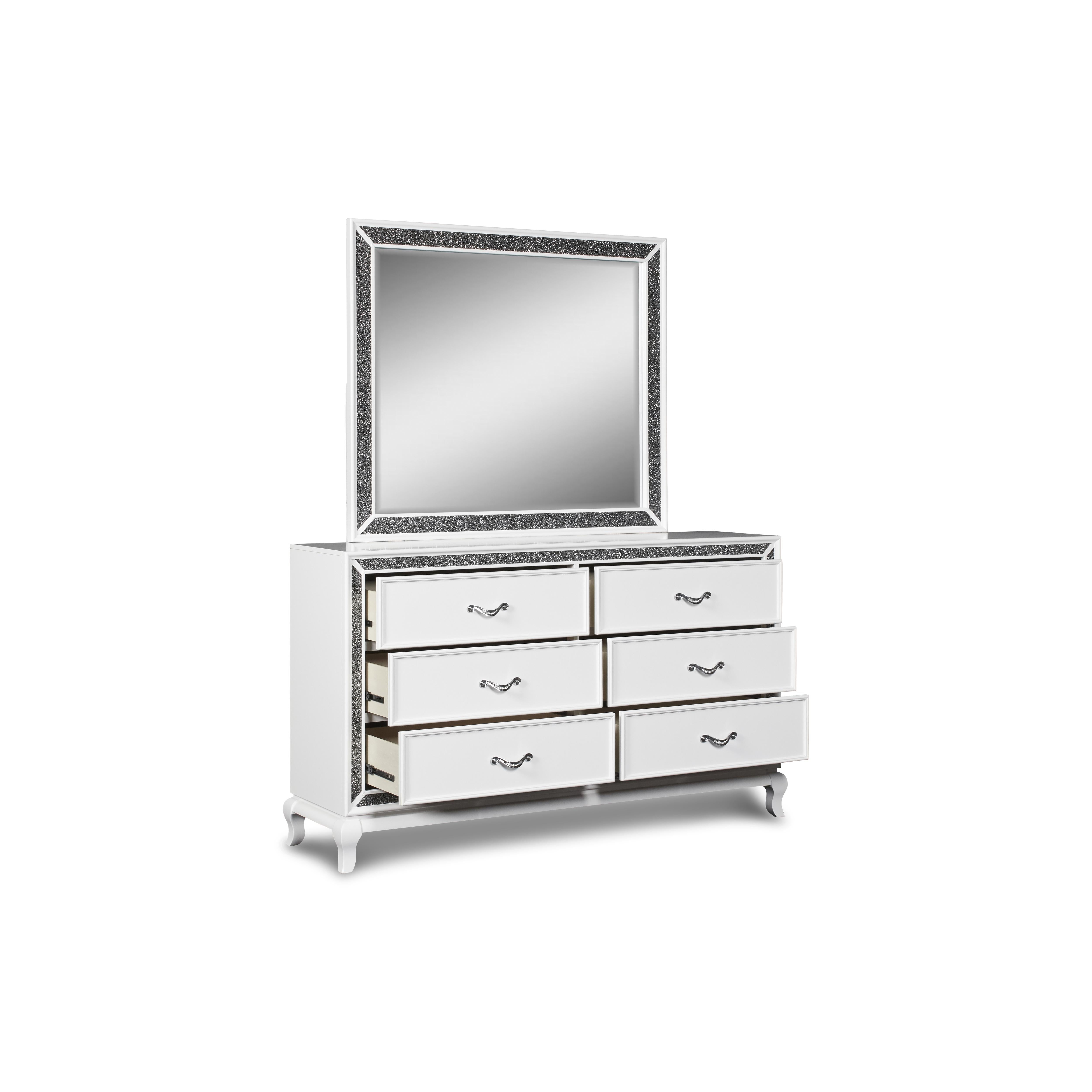 PARK IMPERIAL MIRROR-WHITE - Ideal Furniture (Fresno,CA) 