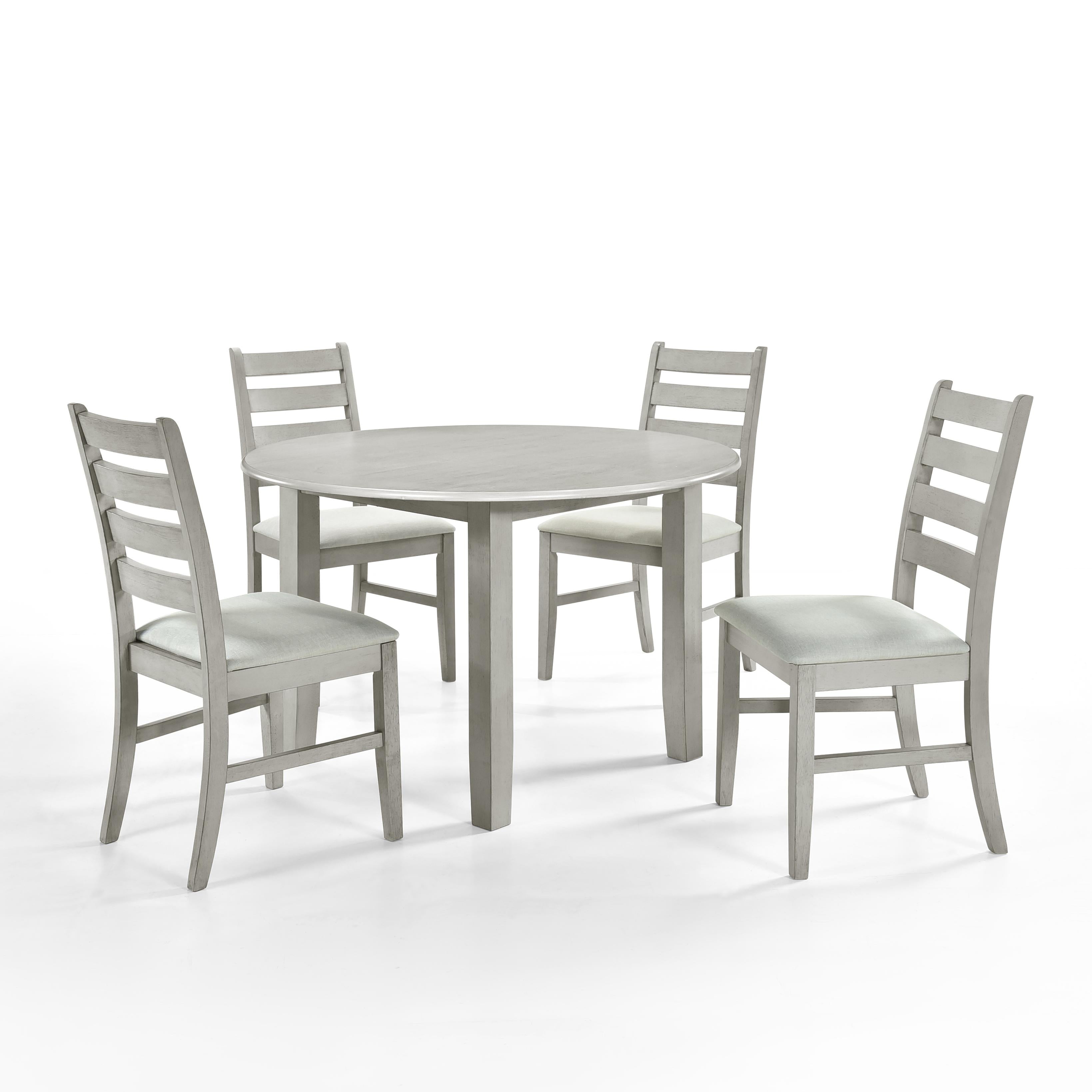 PASCAL LADDERBACK DINING CHAIR (2 Per Carton)-DRIFTWOOD - Ideal Furniture (Fresno,CA) 