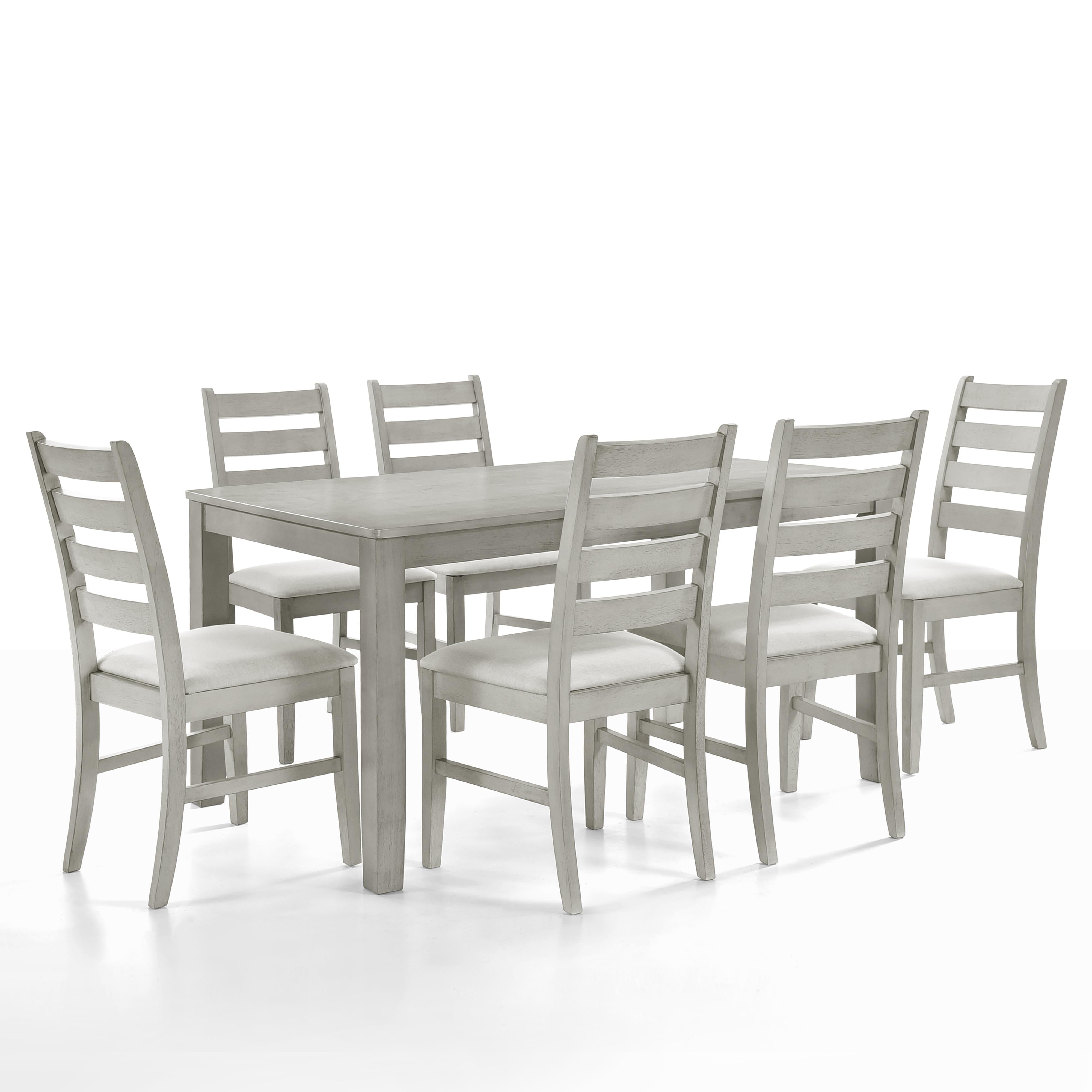 PASCAL LADDERBACK DINING CHAIR (2 Per Carton)-DRIFTWOOD - Ideal Furniture (Fresno,CA) 