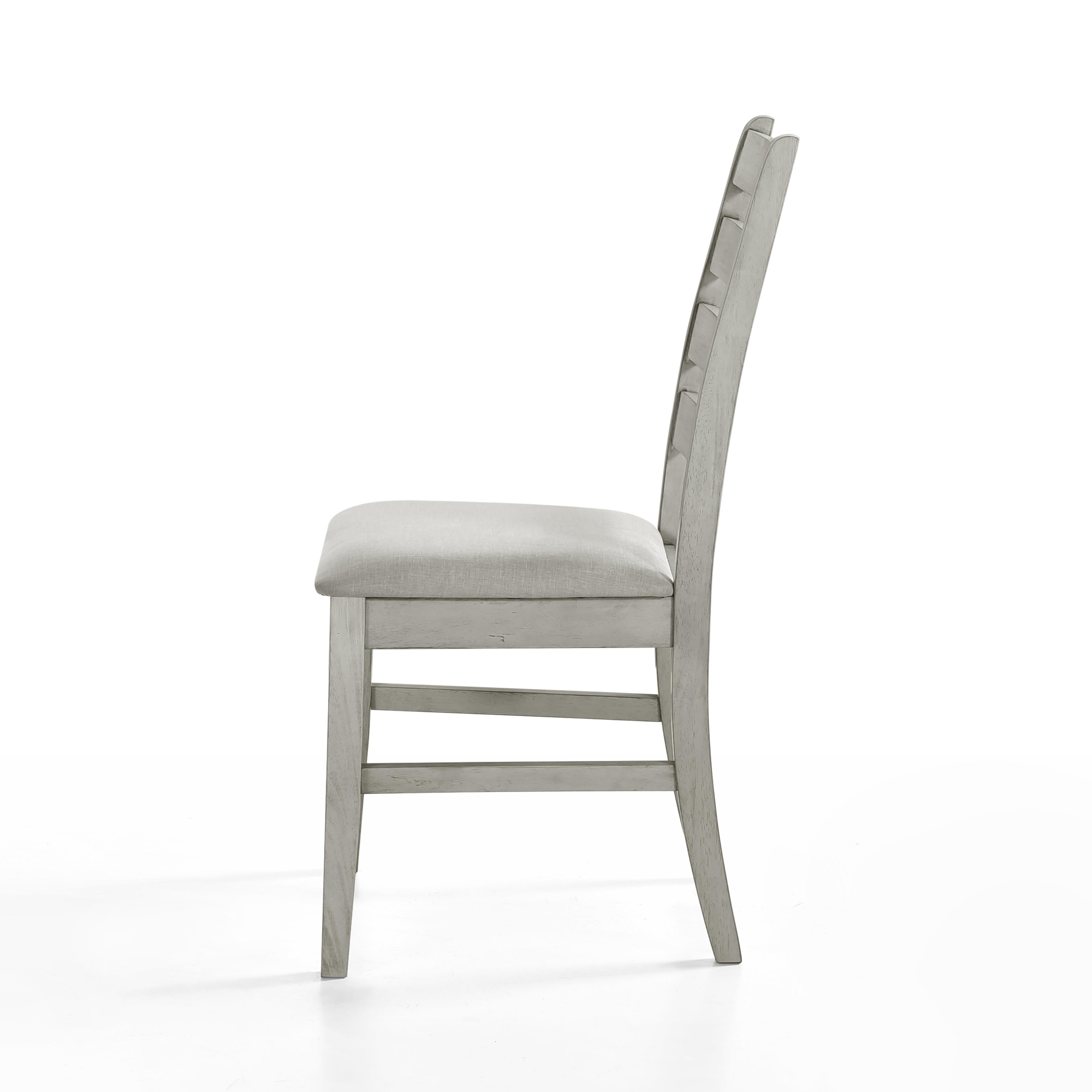 PASCAL LADDERBACK DINING CHAIR (2 Per Carton)-DRIFTWOOD - Ideal Furniture (Fresno,CA) 
