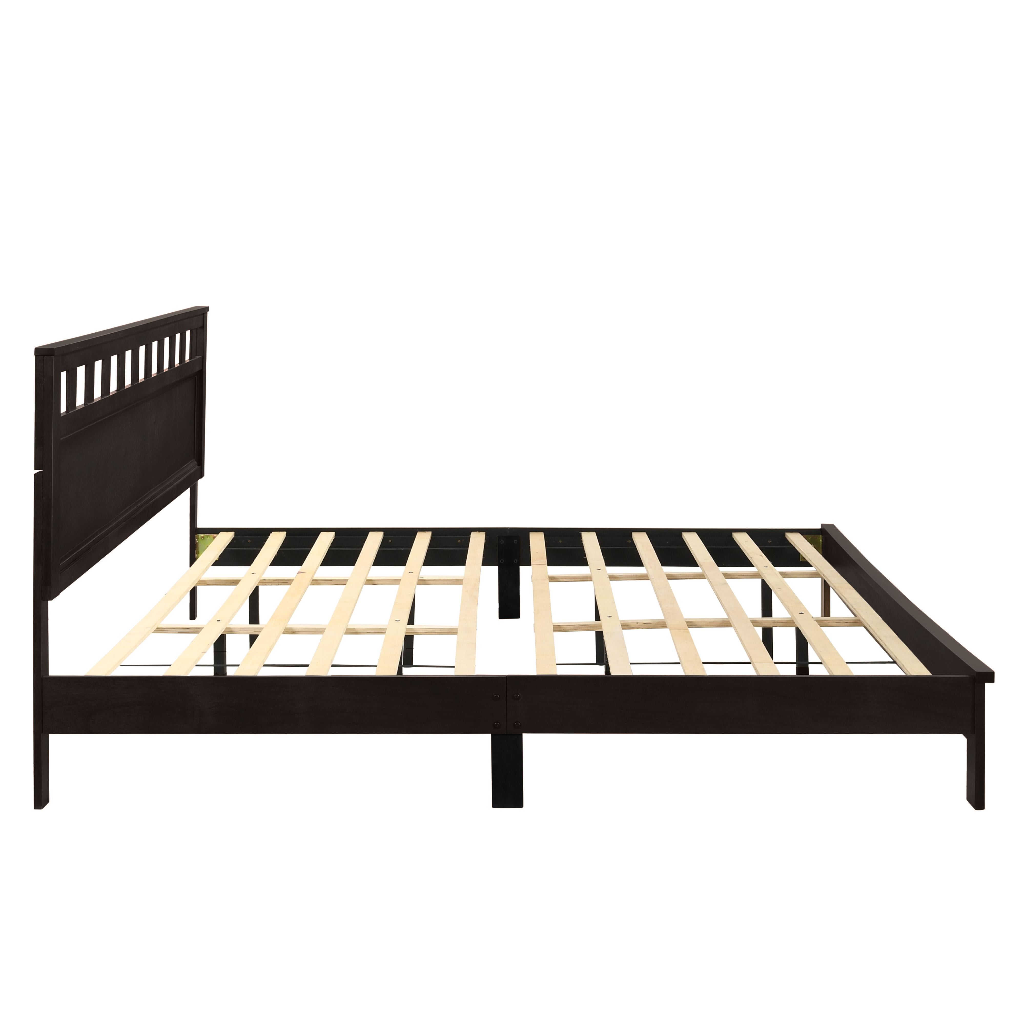 PISCES 5/0 Q PANEL BED-HB/FB/RAILS-MERLOT - Ideal Furniture (Fresno,CA) 