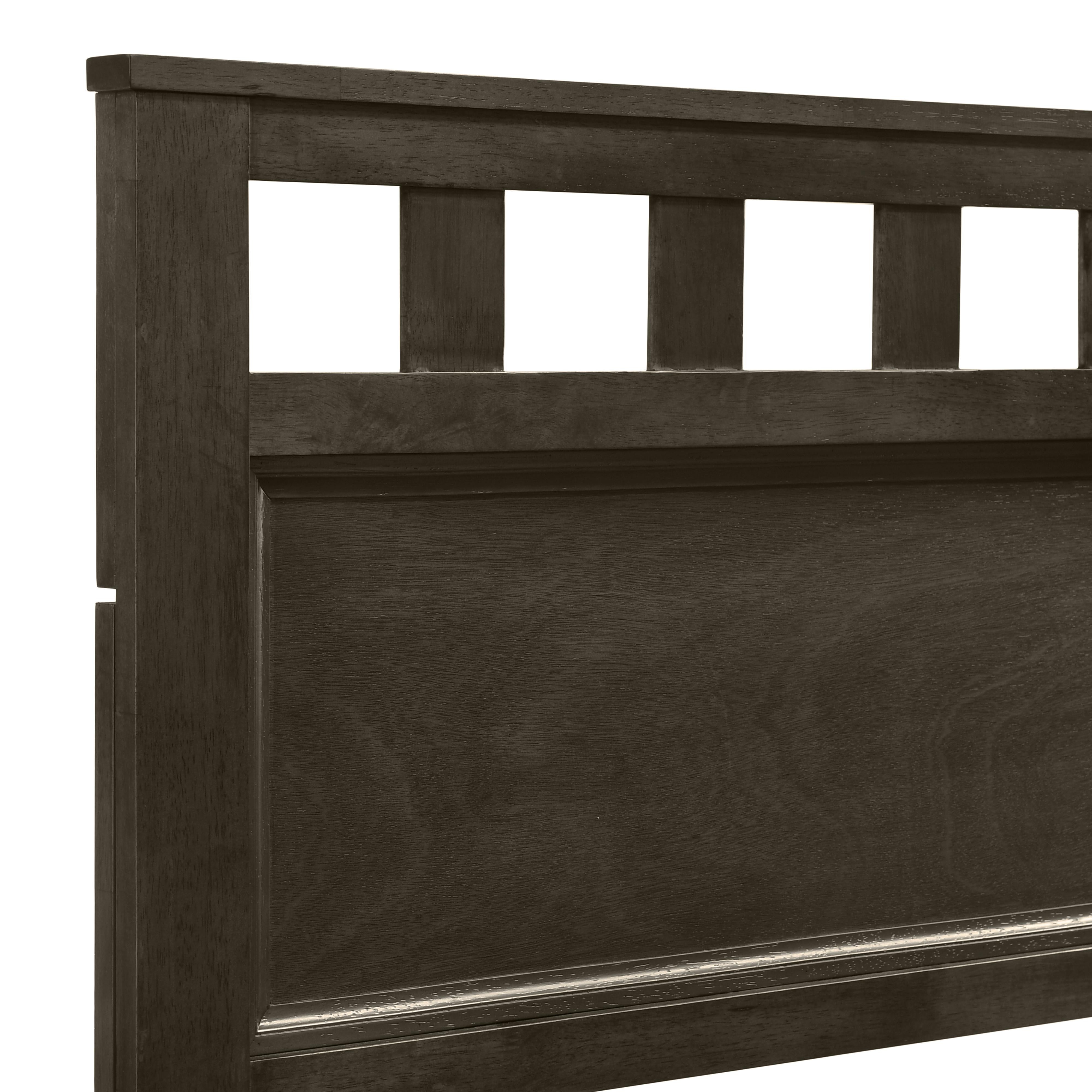 PISCES 5/0 Q PANEL BED-HB/FB/RAILS-GRAY - Ideal Furniture (Fresno,CA) 