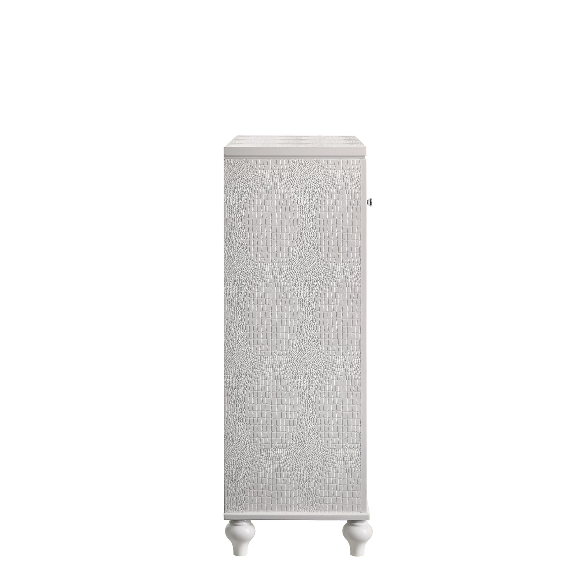 VALENTINO CHEST-WHITE - Ideal Furniture (Fresno,CA) 