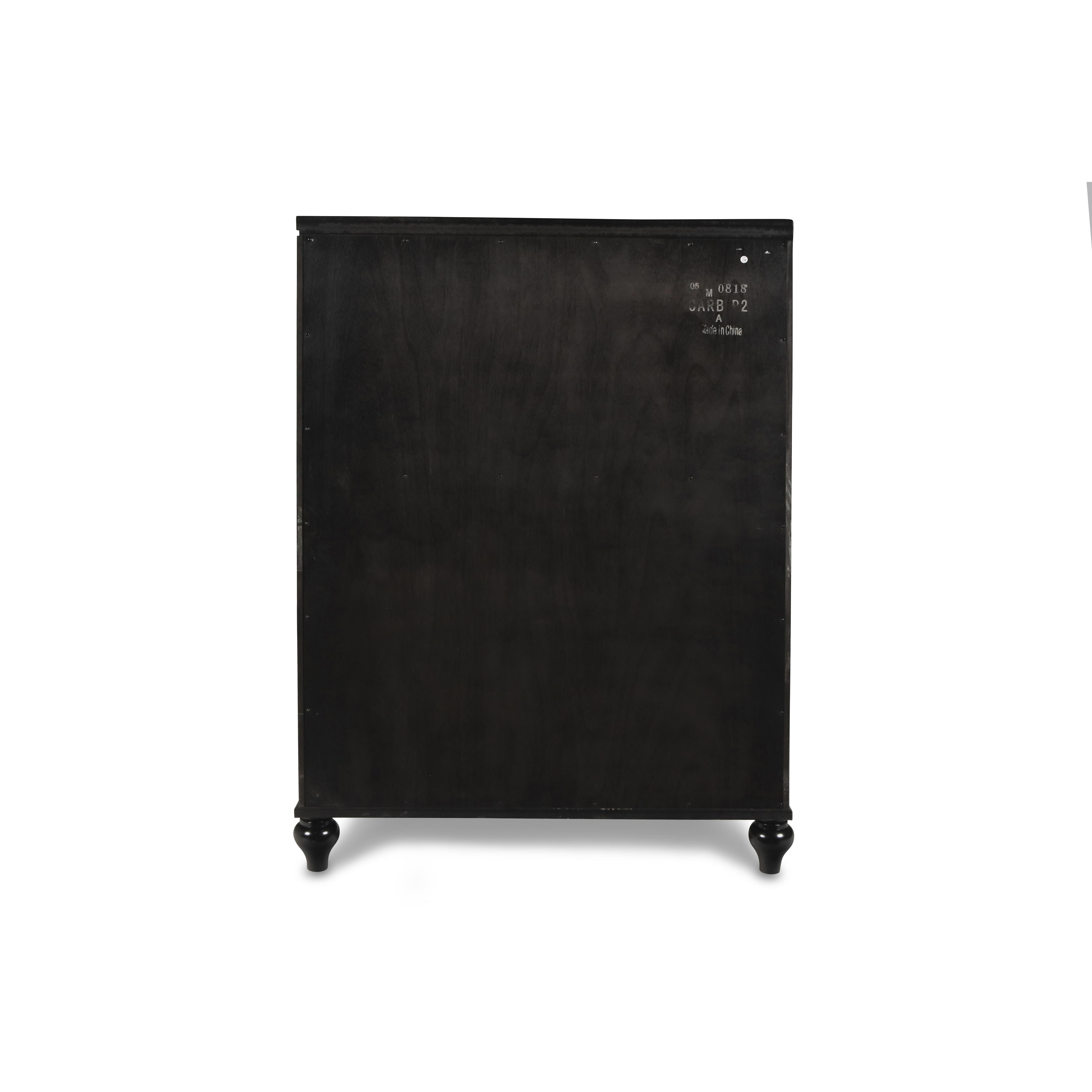 VALENTINO CHEST-BLACK - Ideal Furniture (Fresno,CA) 