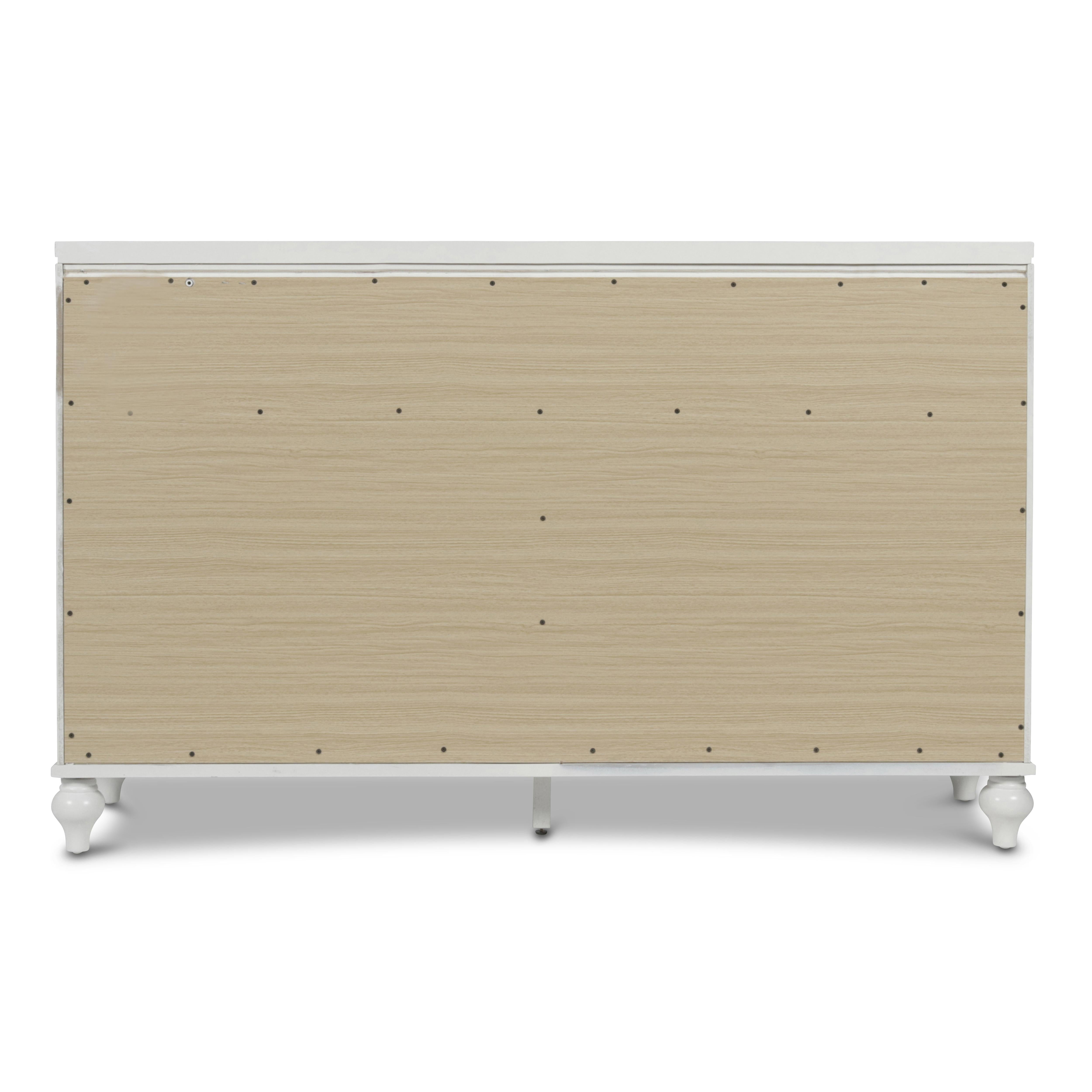 VALENTINO DRESSER-WHITE - Ideal Furniture (Fresno,CA) 