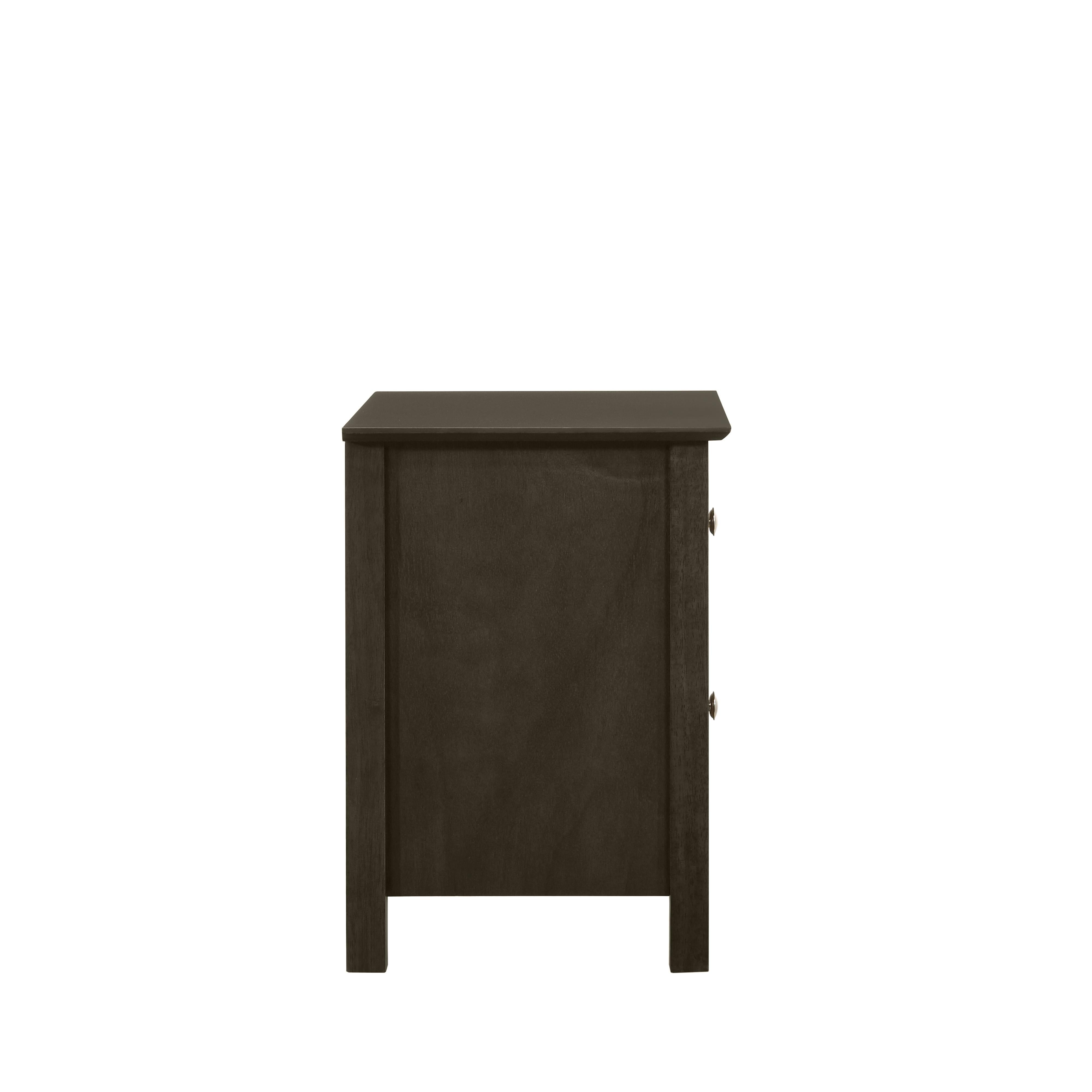 ZODIAC 2 DRAWER NIGHTSTAND-GRAY - Ideal Furniture (Fresno,CA) 