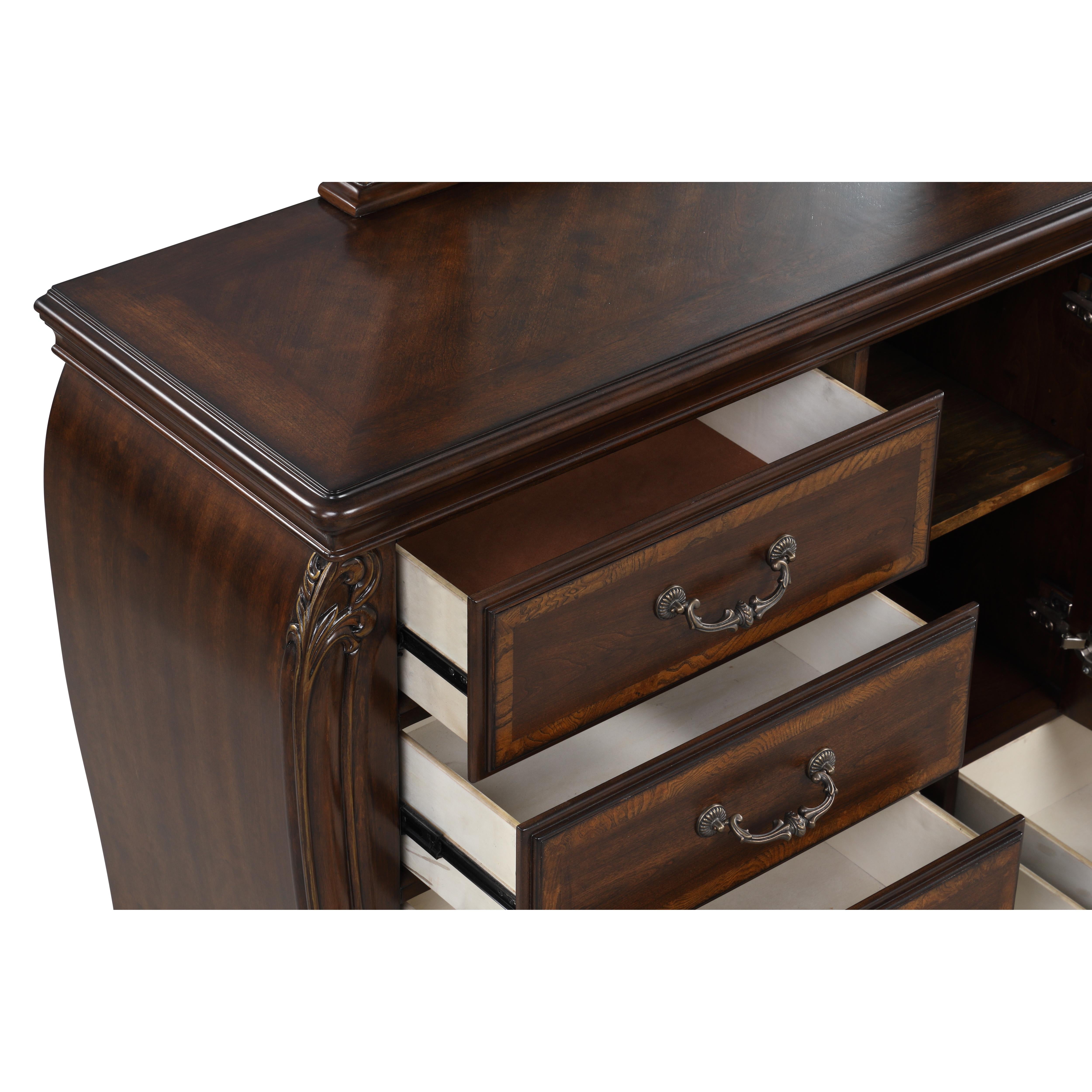 MONTECITO DRESSER-CHERRY - Ideal Furniture (Fresno,CA) 