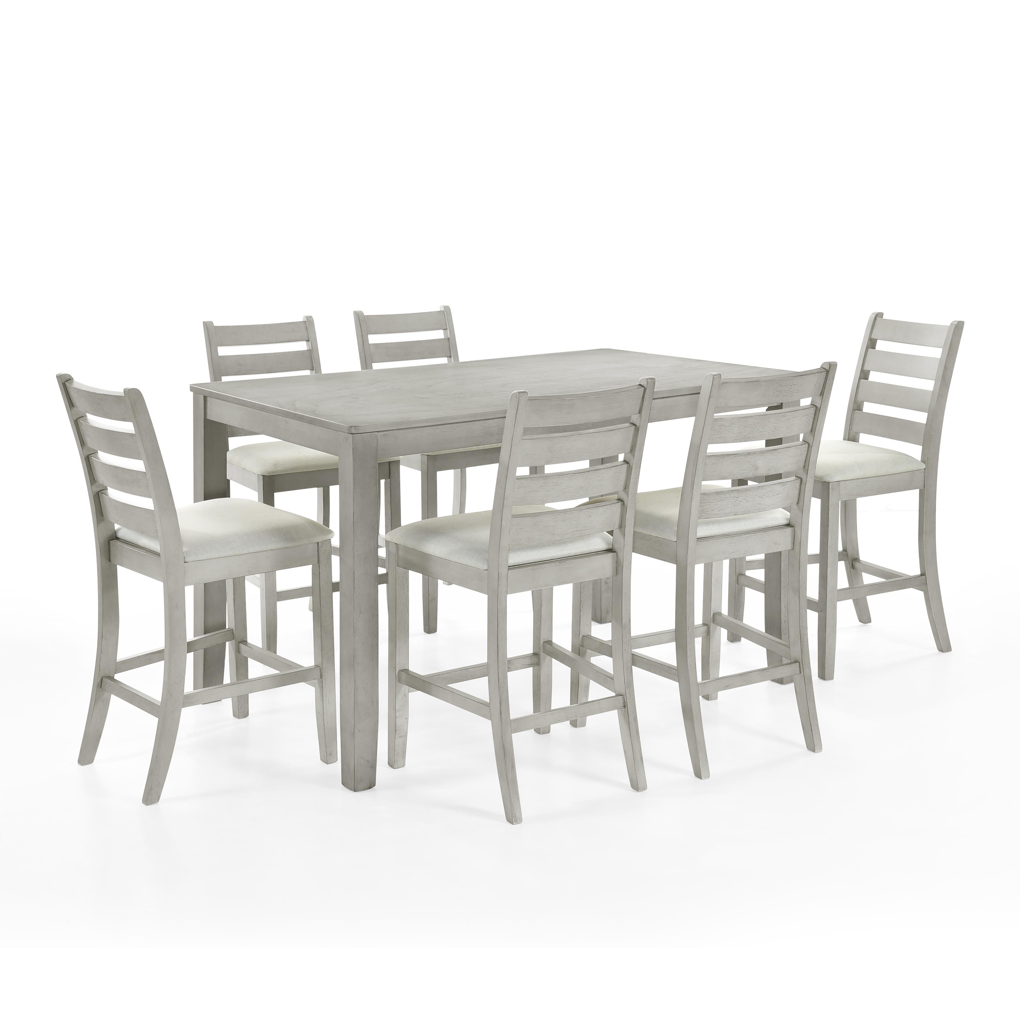 PASCAL LADDERBACK COUNTER CHAIR (2 Per Carton)-DRIFTWOOD