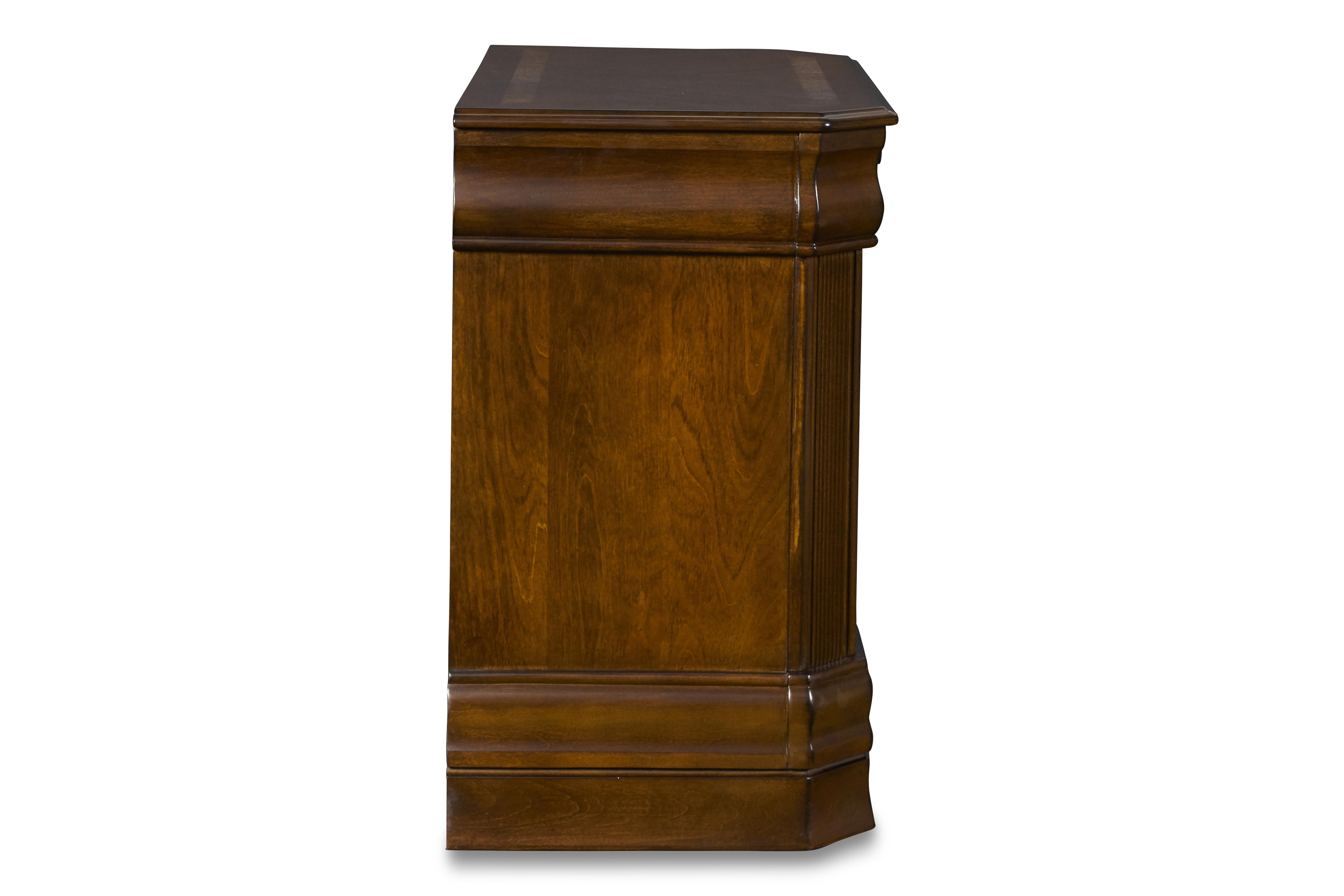 SHERIDAN NIGHTSTAND- BURNISHED CHERRY - Ideal Furniture (Fresno,CA) 