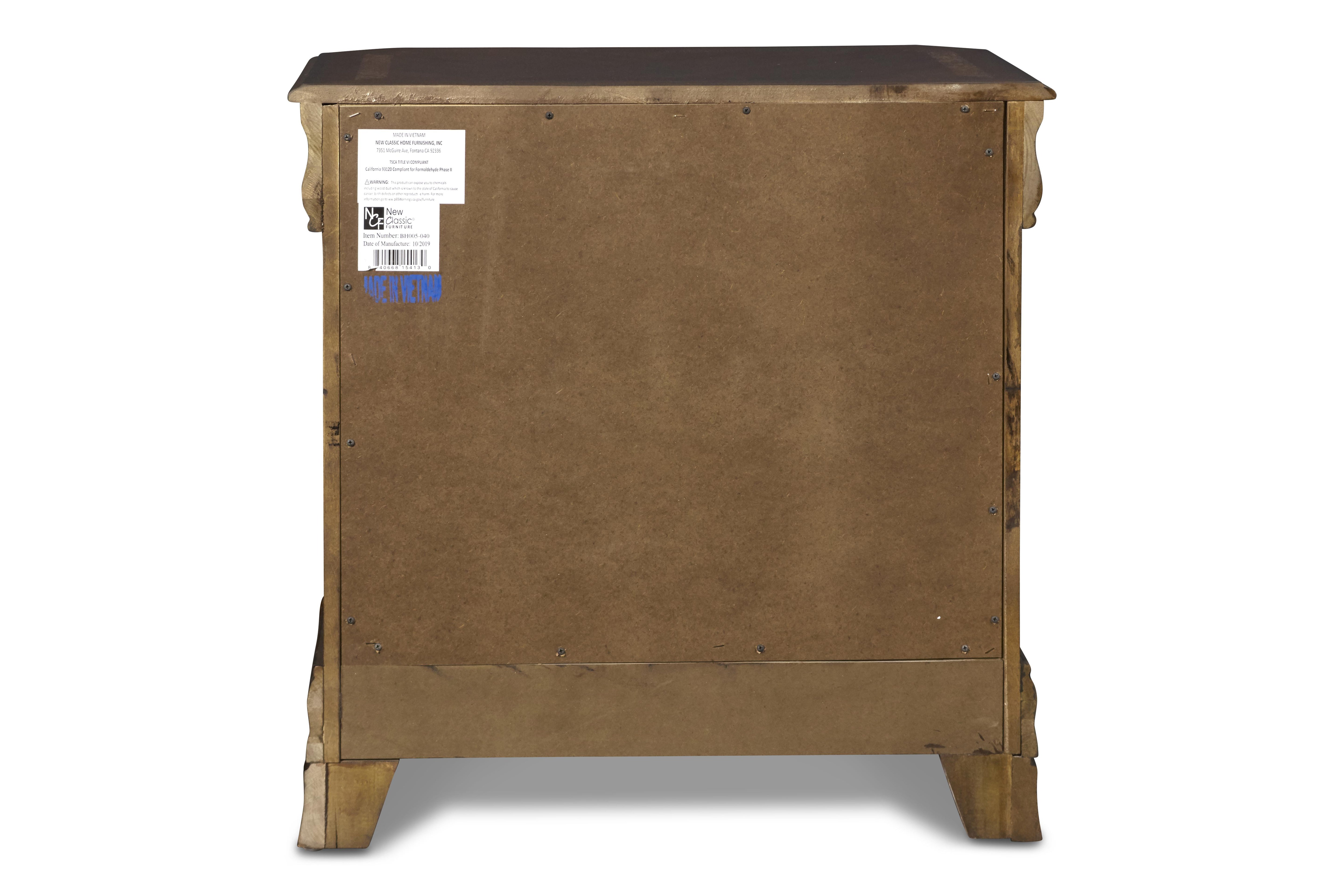 SHERIDAN NIGHTSTAND- BURNISHED CHERRY - Ideal Furniture (Fresno,CA) 