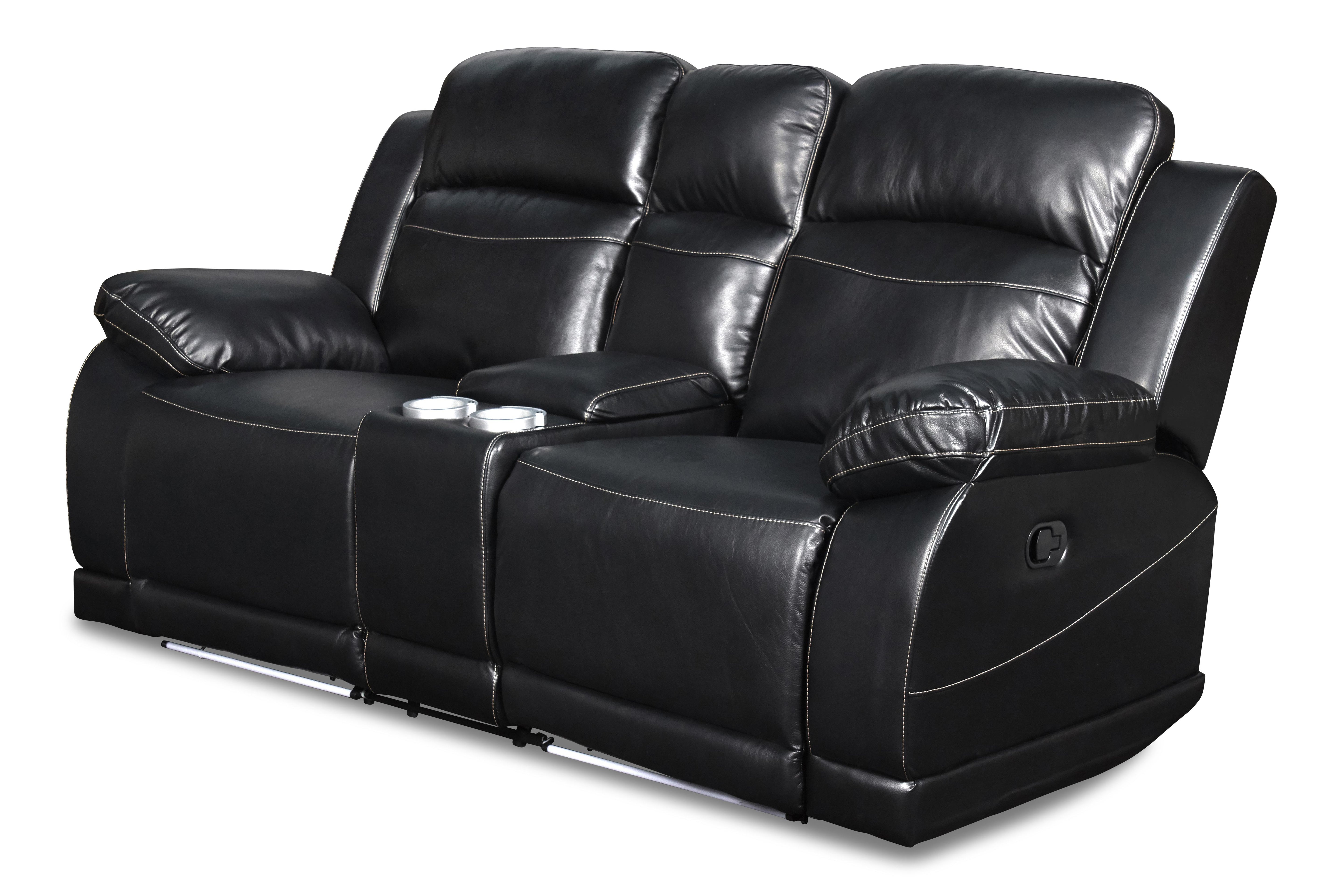 VEGA CONSOLE LOVESEAT - PREMIER BLACK