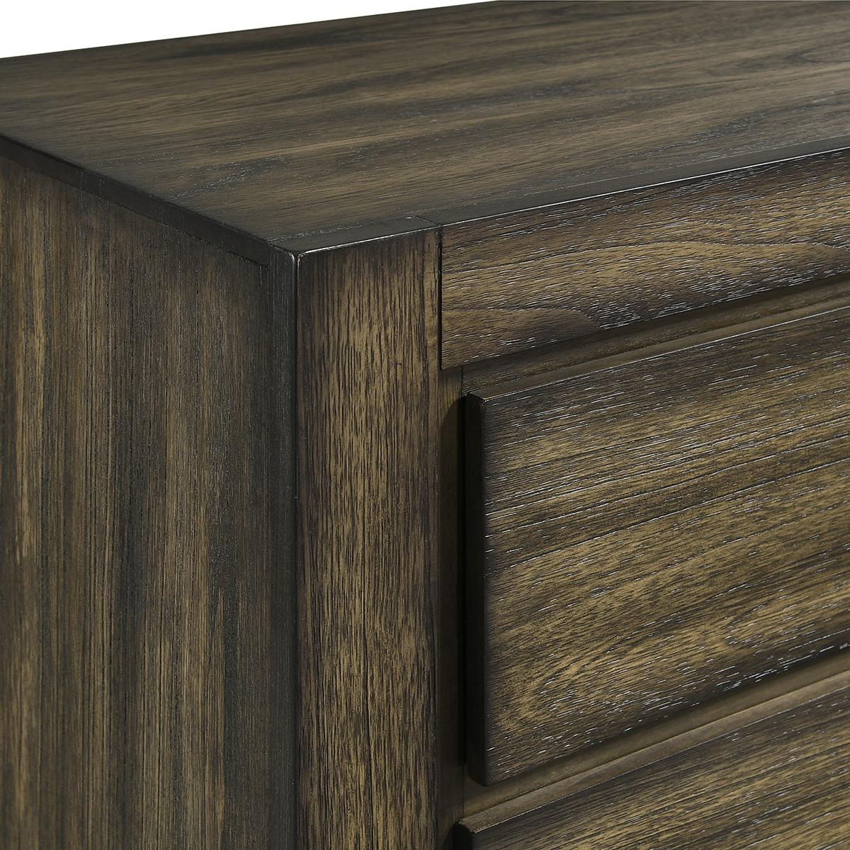 New Classic Furniture Ashland 6 Drawer Dresser in Rustic Brown - Ideal Furniture (Fresno,CA) 
