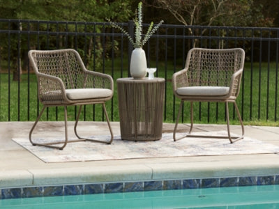Majors Beach Outdoor Table and 2 Chairs - Ideal Furniture (Fresno,CA) 