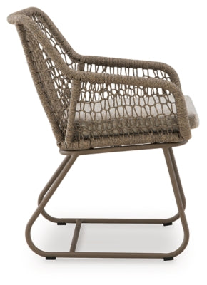 Majors Beach Outdoor Table and 2 Chairs - Ideal Furniture (Fresno,CA) 