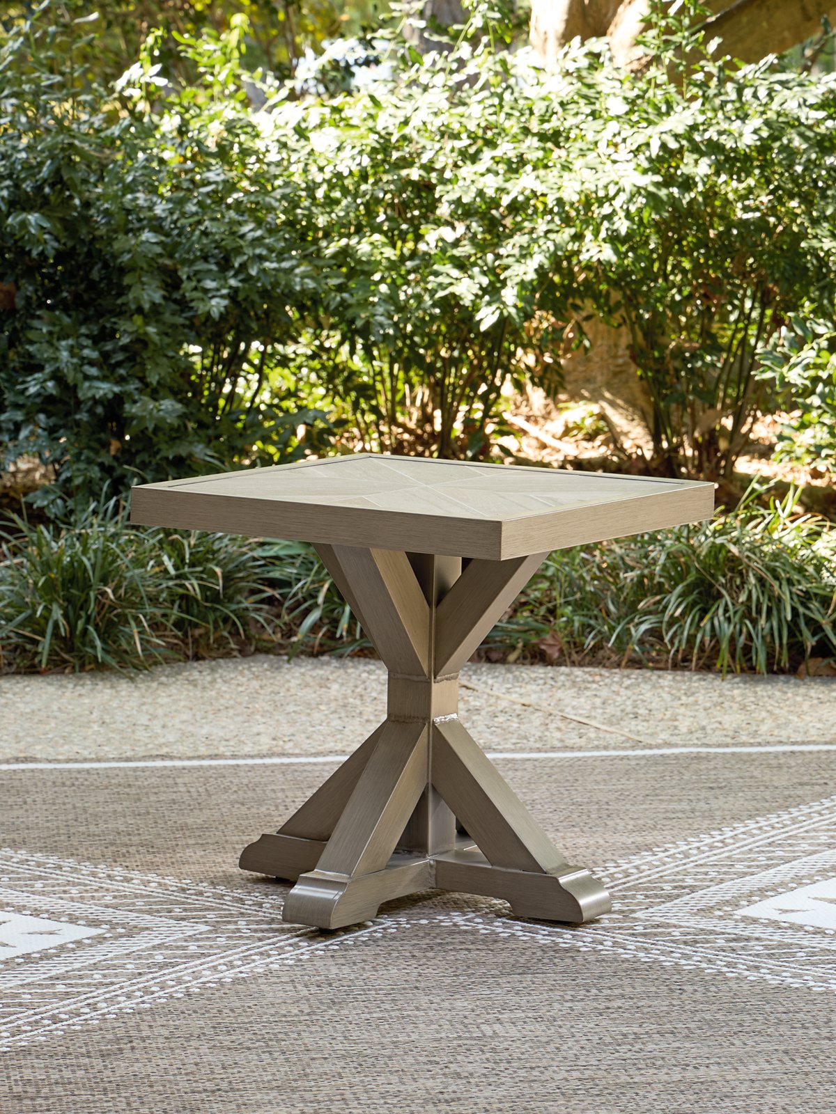 Laguna Heights Outdoor End Table - Ideal Furniture (Fresno,CA) 