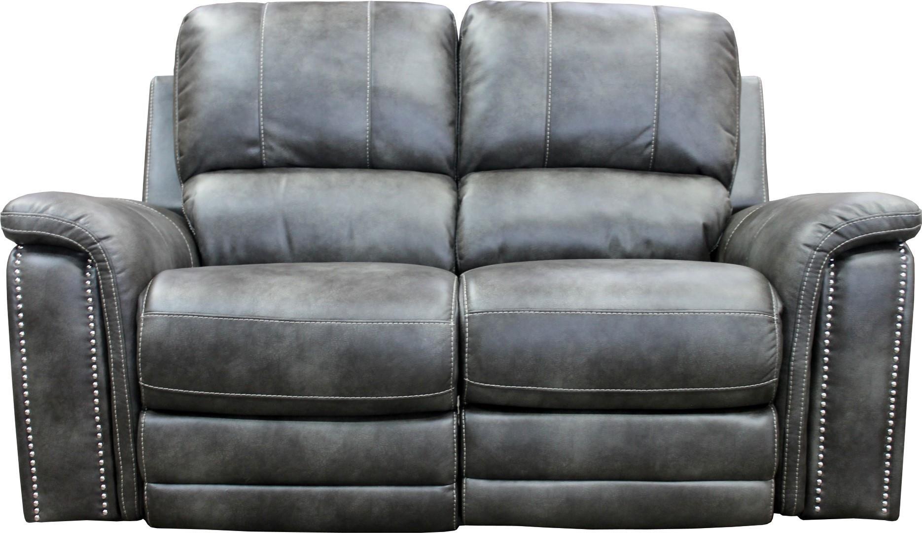 Parker House Belize Loveseat Dual PWR Recliner w/ USB & PWR Headrest in Ash image