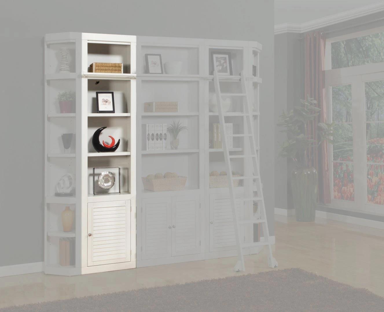 Parker House Boca 22" Open Top Bookcase in Cottage White