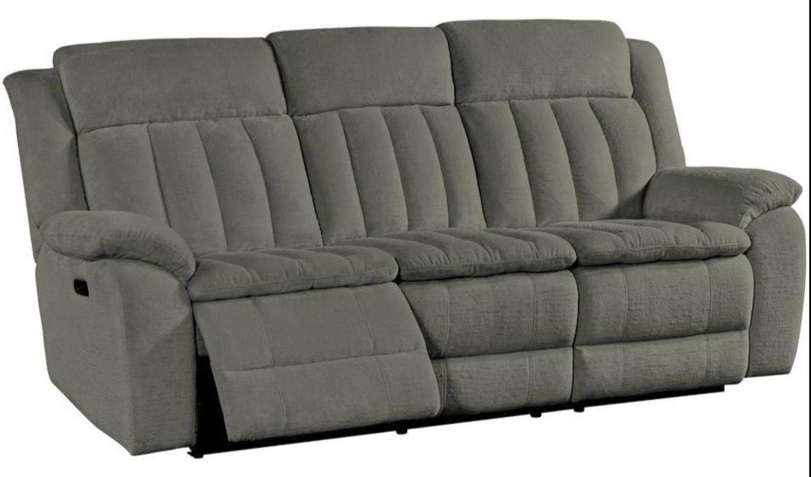 Parker House Furniture Cuddler Power Sofa in Laurel Dove