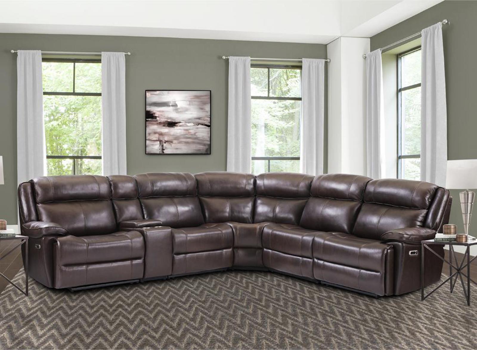 Parker House Furniture Eclipse Entertainment Console in Florence Brown - Ideal Furniture (Fresno,CA) 