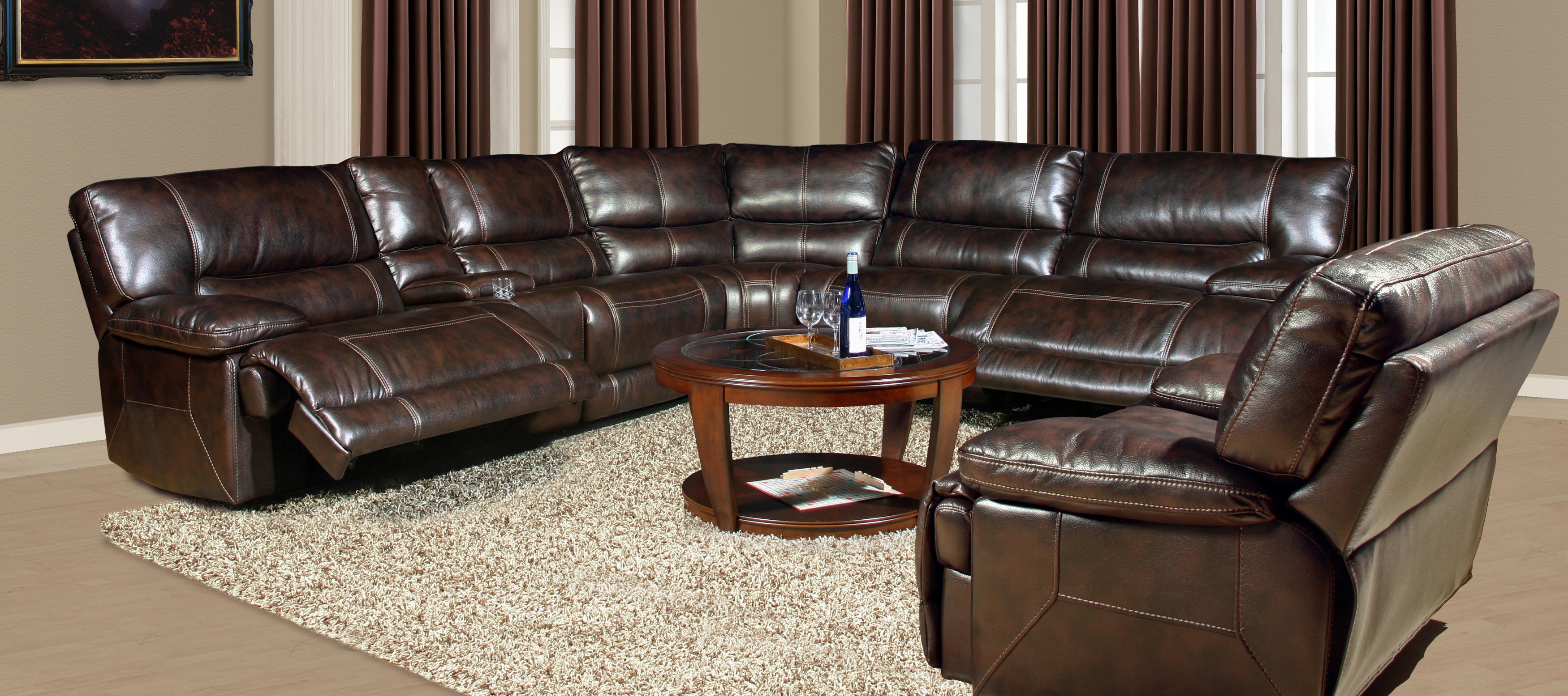 Parker House Pegasus Straight Console in Nutmeg - Ideal Furniture (Fresno,CA) 