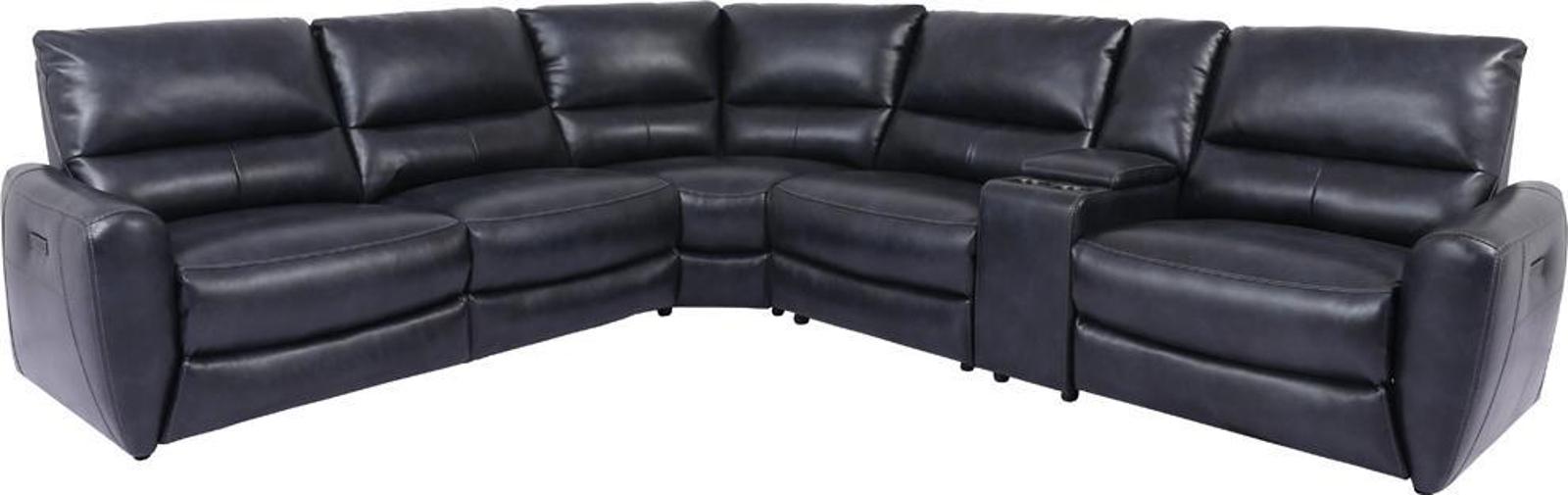 Parker House Samson Power Left Arm Facing Recliner in Banner Navy