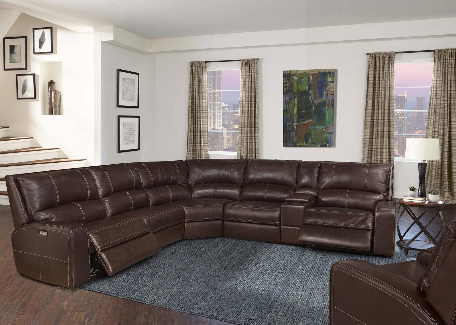 Parker House Swift Straight Console w/ USB in Clydesdale - Ideal Furniture (Fresno,CA) 