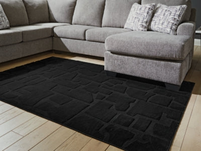 Gibbswell Washable 5' x 7' Area Rug - Ideal Furniture (Fresno,CA) 