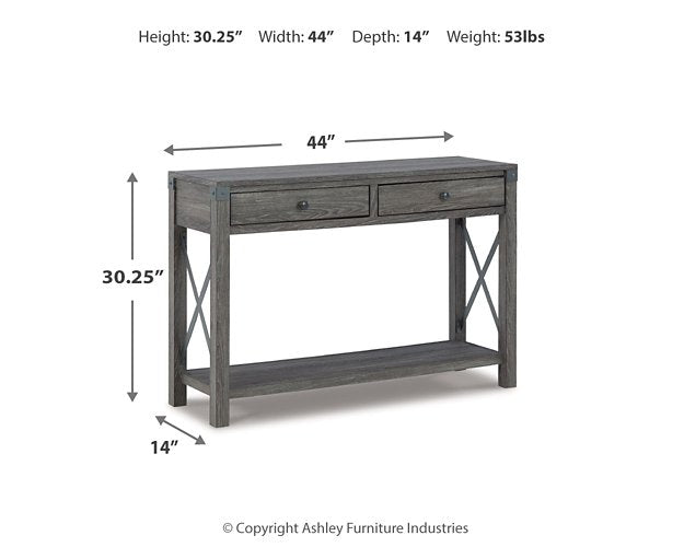 Freedan Sofa/Console Table - Ideal Furniture (Fresno,CA) 
