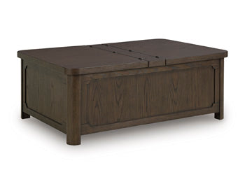 Breckington Coffee Table With Storage - Ideal Furniture (Fresno,CA) 