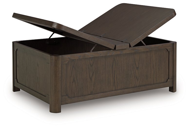 Breckington Coffee Table With Storage - Ideal Furniture (Fresno,CA) 