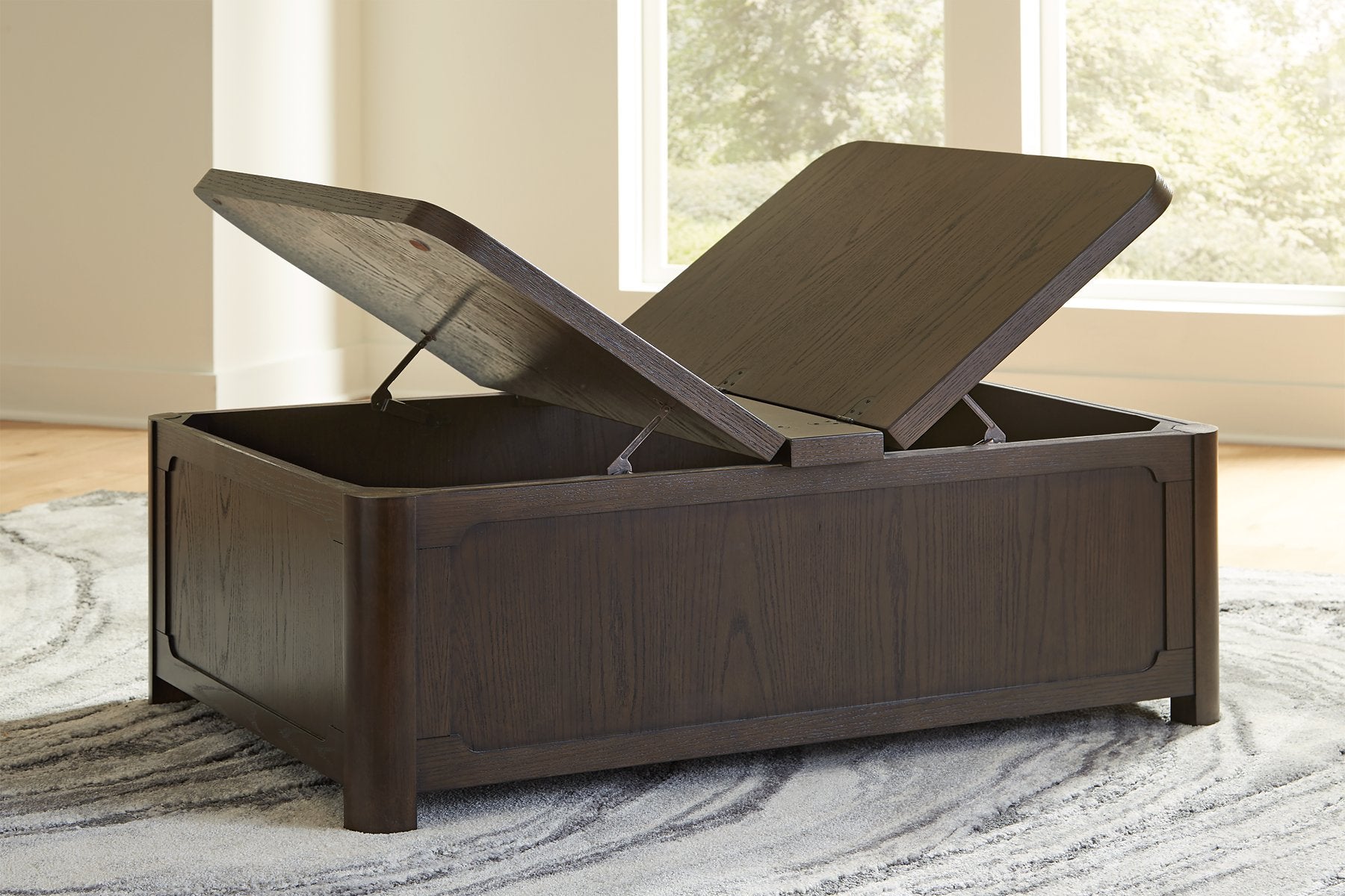 Breckington Coffee Table With Storage - Ideal Furniture (Fresno,CA) 
