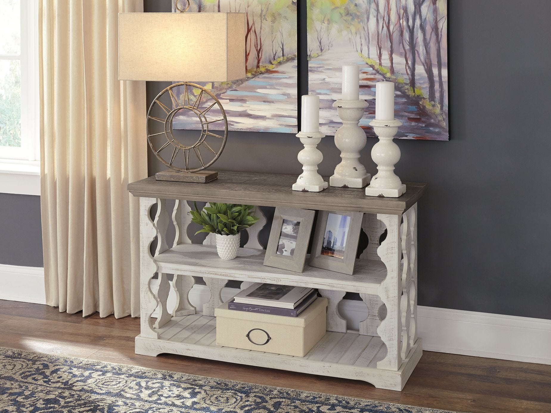 Havalance Sofa/Console Table - Ideal Furniture (Fresno,CA) 
