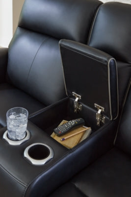 5Z-Relaxation Power Reclining Loveseat with Console - Ideal Furniture (Fresno,CA) 