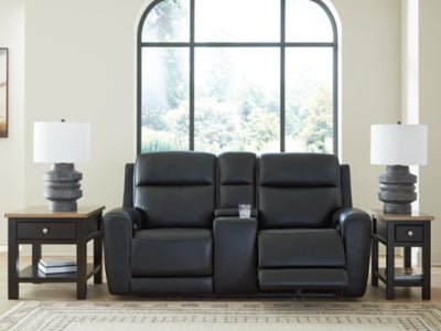 5Z-Relaxation Power Reclining Loveseat with Console - Ideal Furniture (Fresno,CA) 