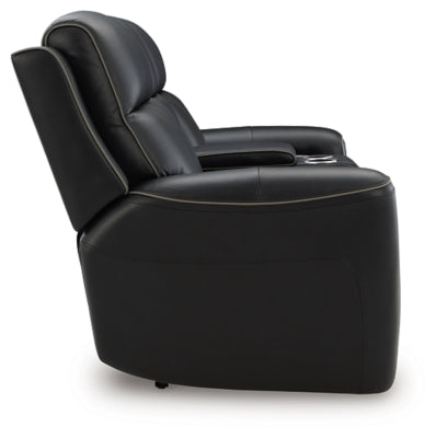 5Z-Relaxation Power Reclining Loveseat with Console - Ideal Furniture (Fresno,CA) 
