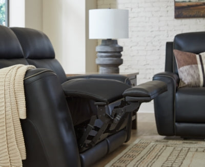 5Z-Relaxation Power Reclining Loveseat with Console - Ideal Furniture (Fresno,CA) 