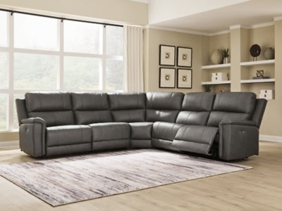 Bleckley Power Reclining Sectional - Ideal Furniture (Fresno,CA) 