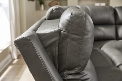Bleckley Power Reclining Sectional - Ideal Furniture (Fresno,CA) 